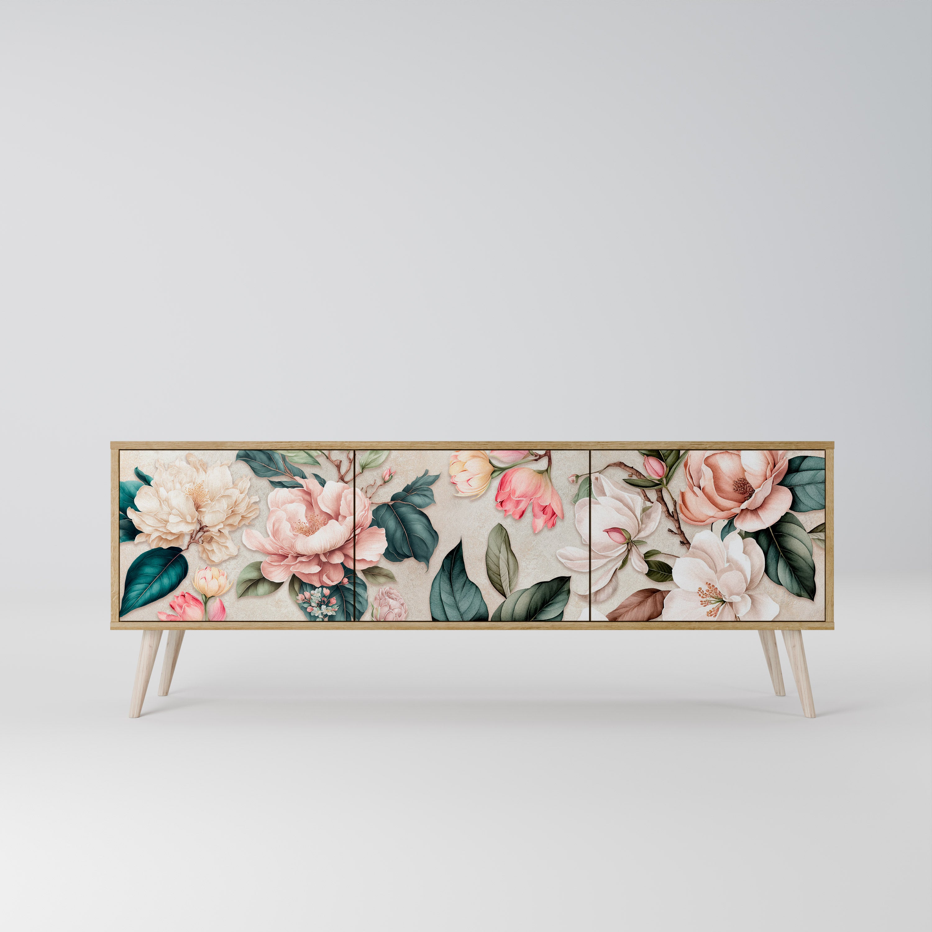 FLORAL GRACE Szafka RTV 3-drzwiowa