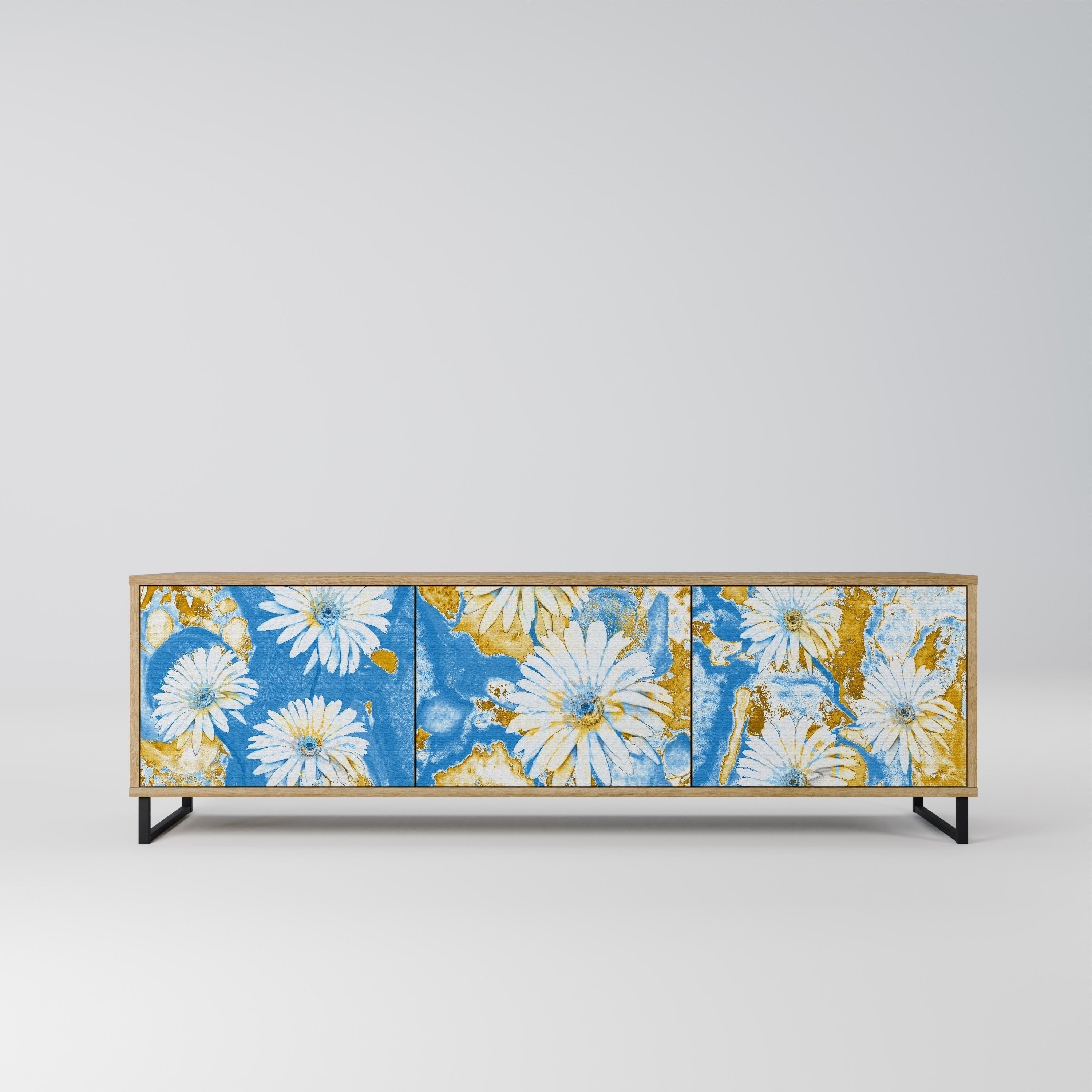 DAISY LUXE Szafka RTV 3-drzwiowa