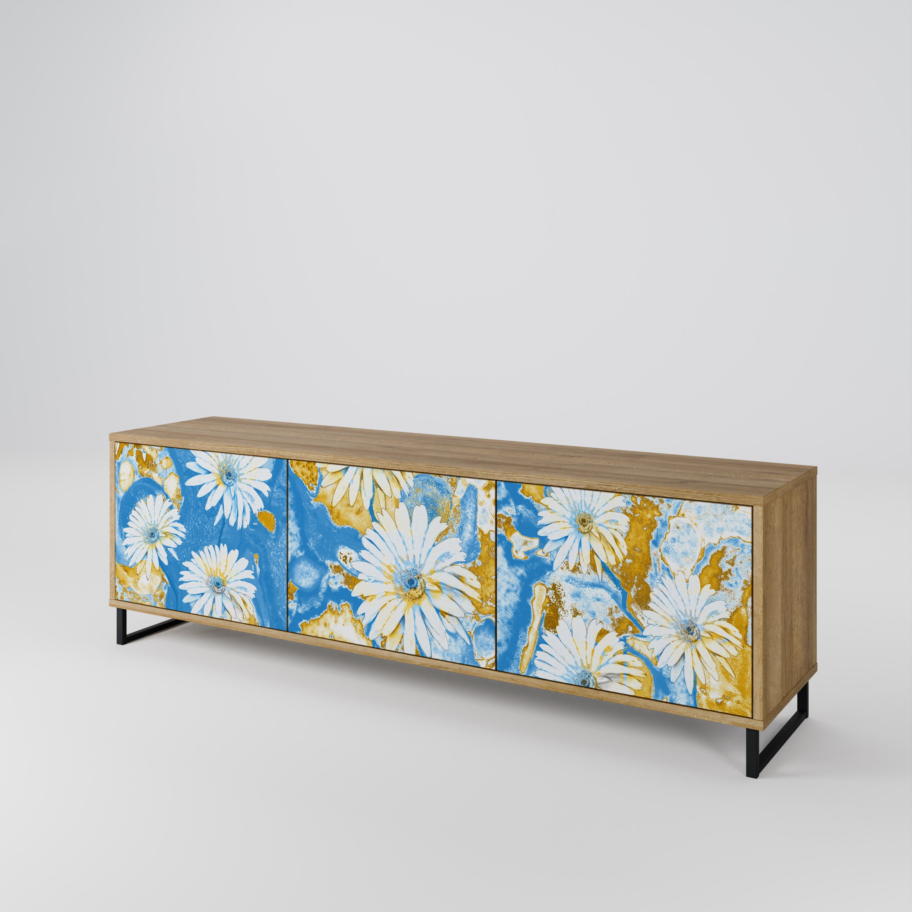 DAISY LUXE Szafka RTV 3-drzwiowa