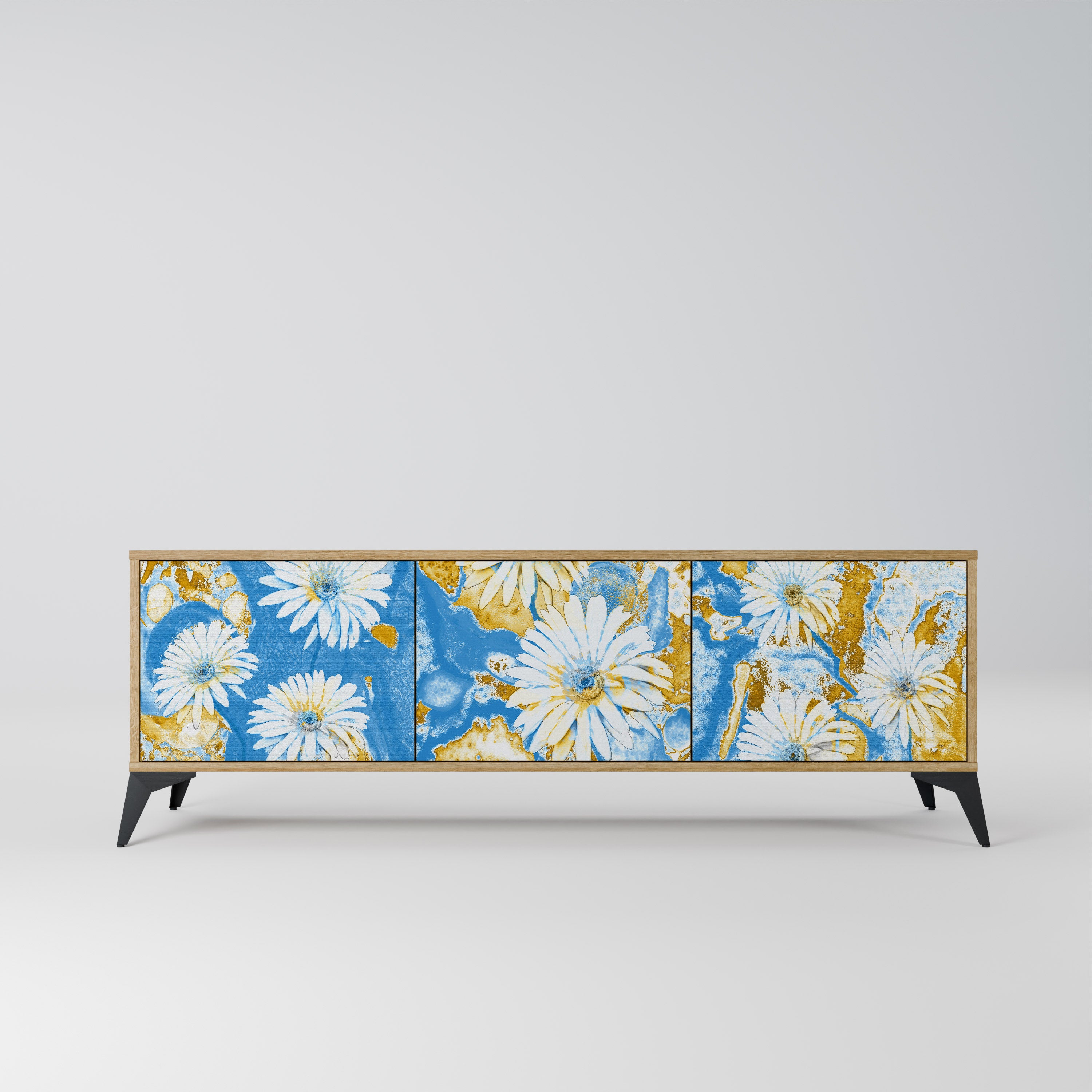 DAISY LUXE Szafka RTV 3-drzwiowa