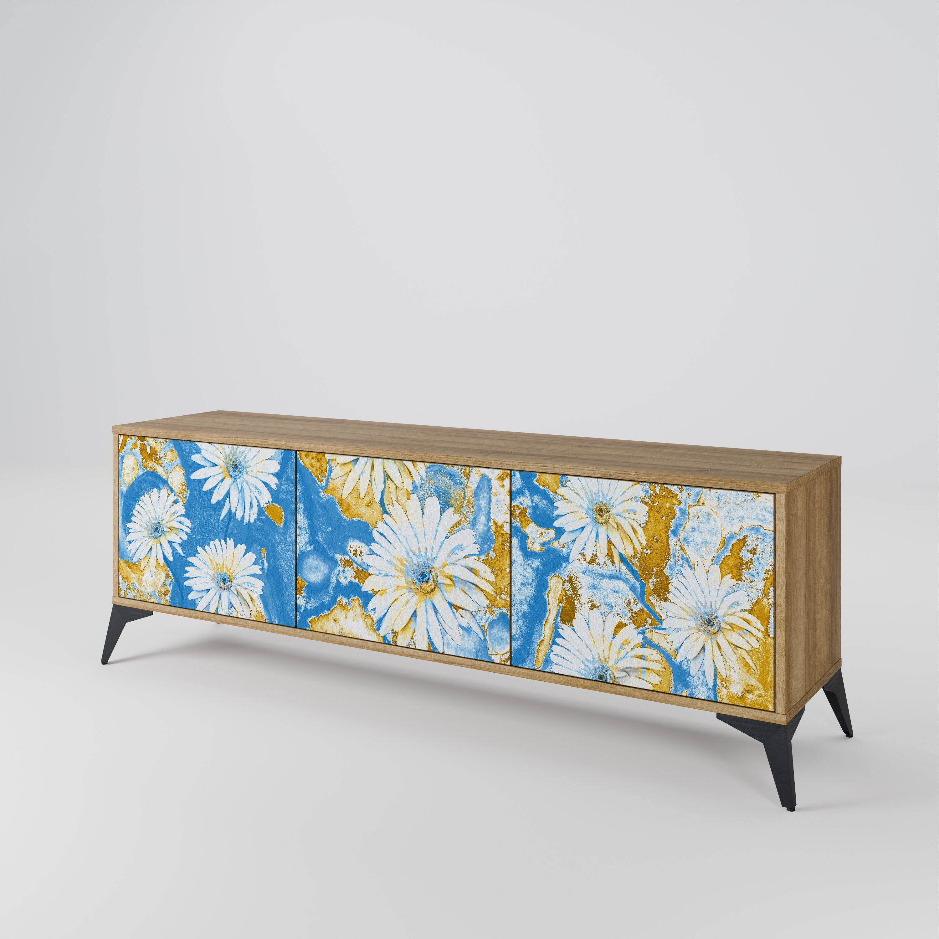 DAISY LUXE Szafka RTV 3-drzwiowa
