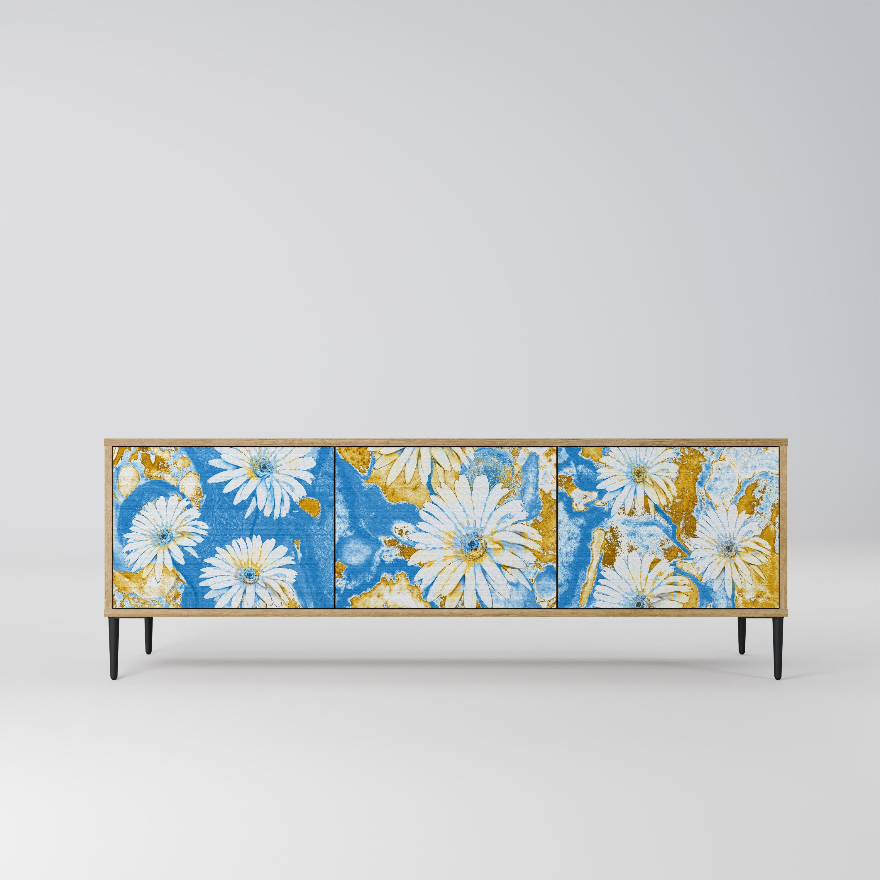 DAISY LUXE Szafka RTV 3-drzwiowa