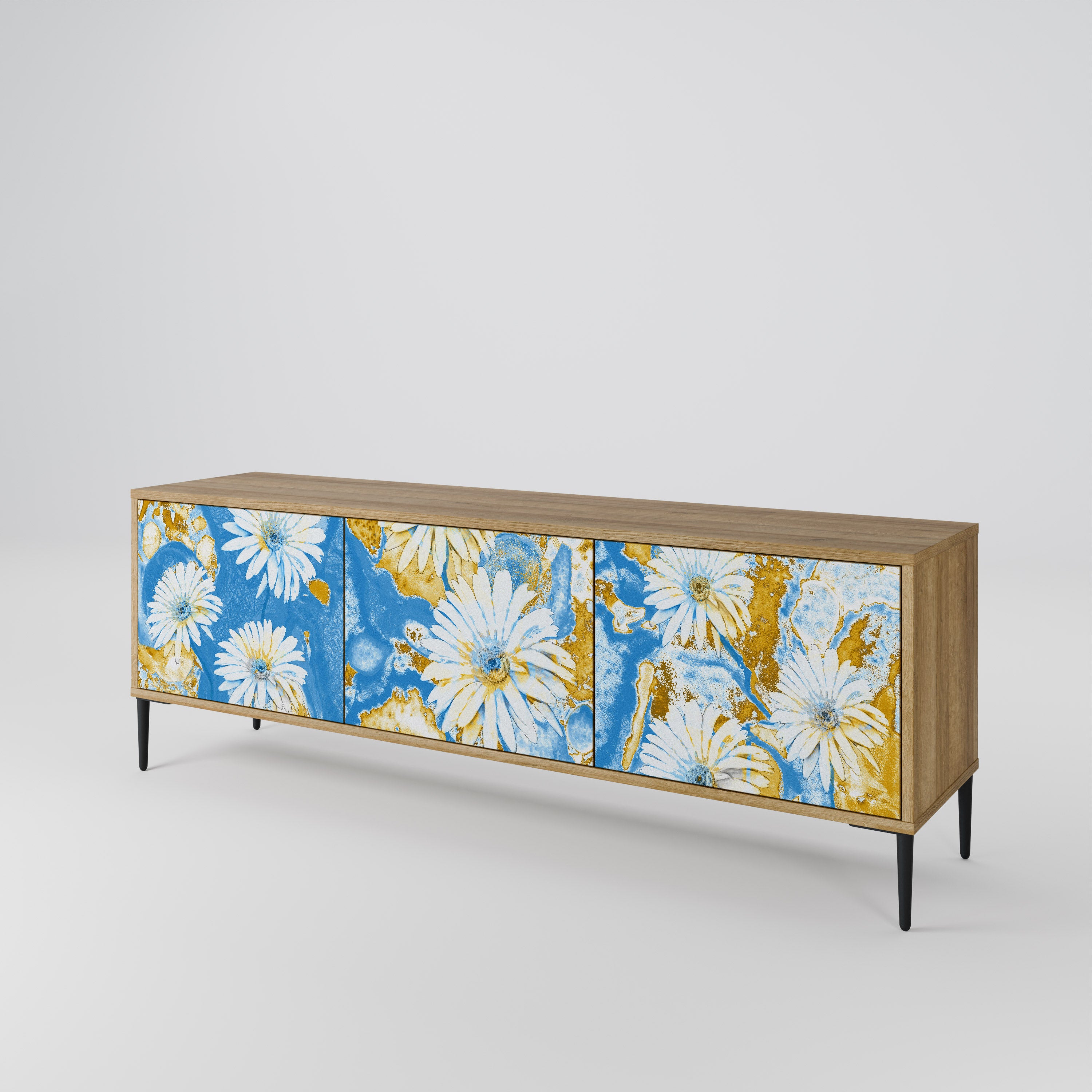 DAISY LUXE Szafka RTV 3-drzwiowa