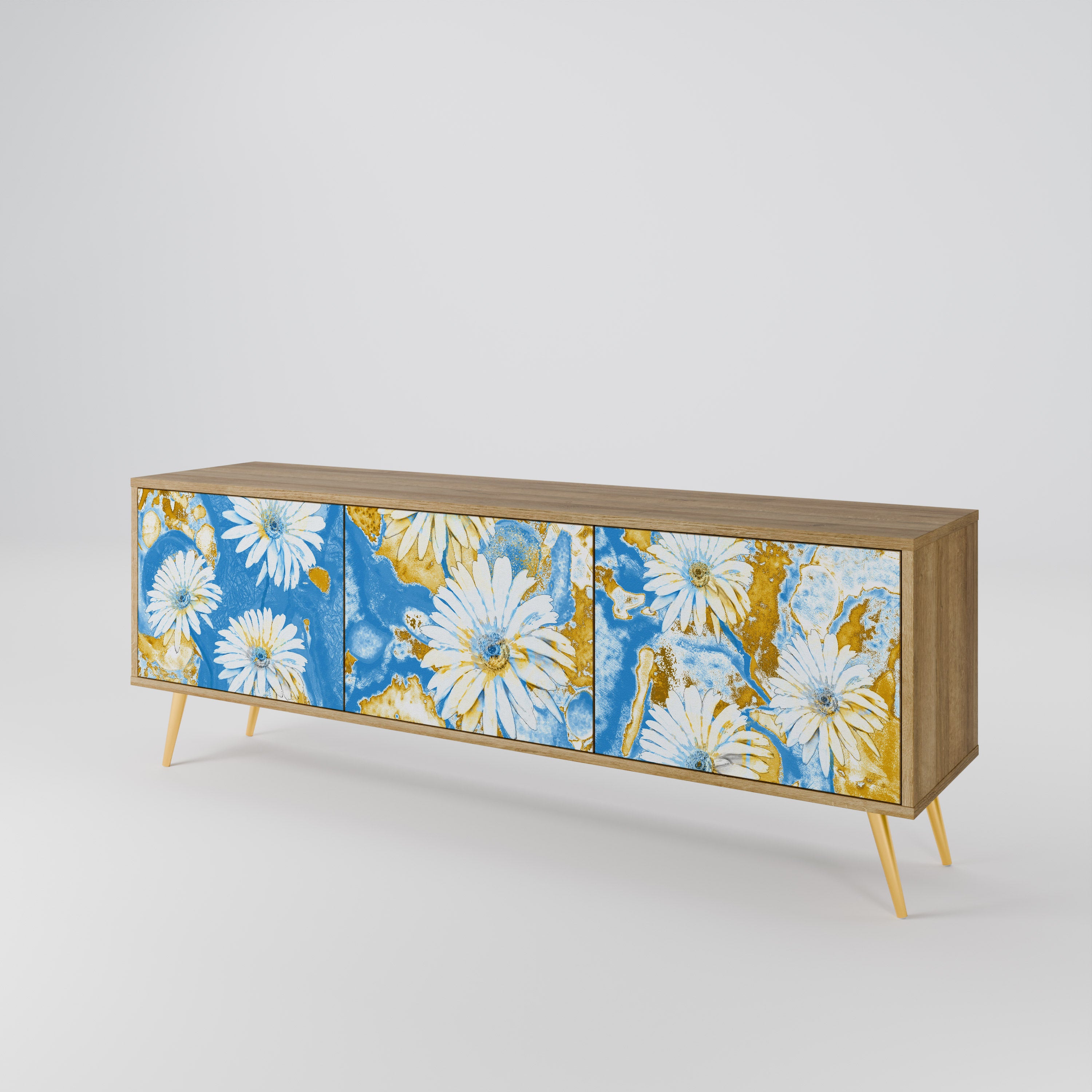 DAISY LUXE Szafka RTV 3-drzwiowa