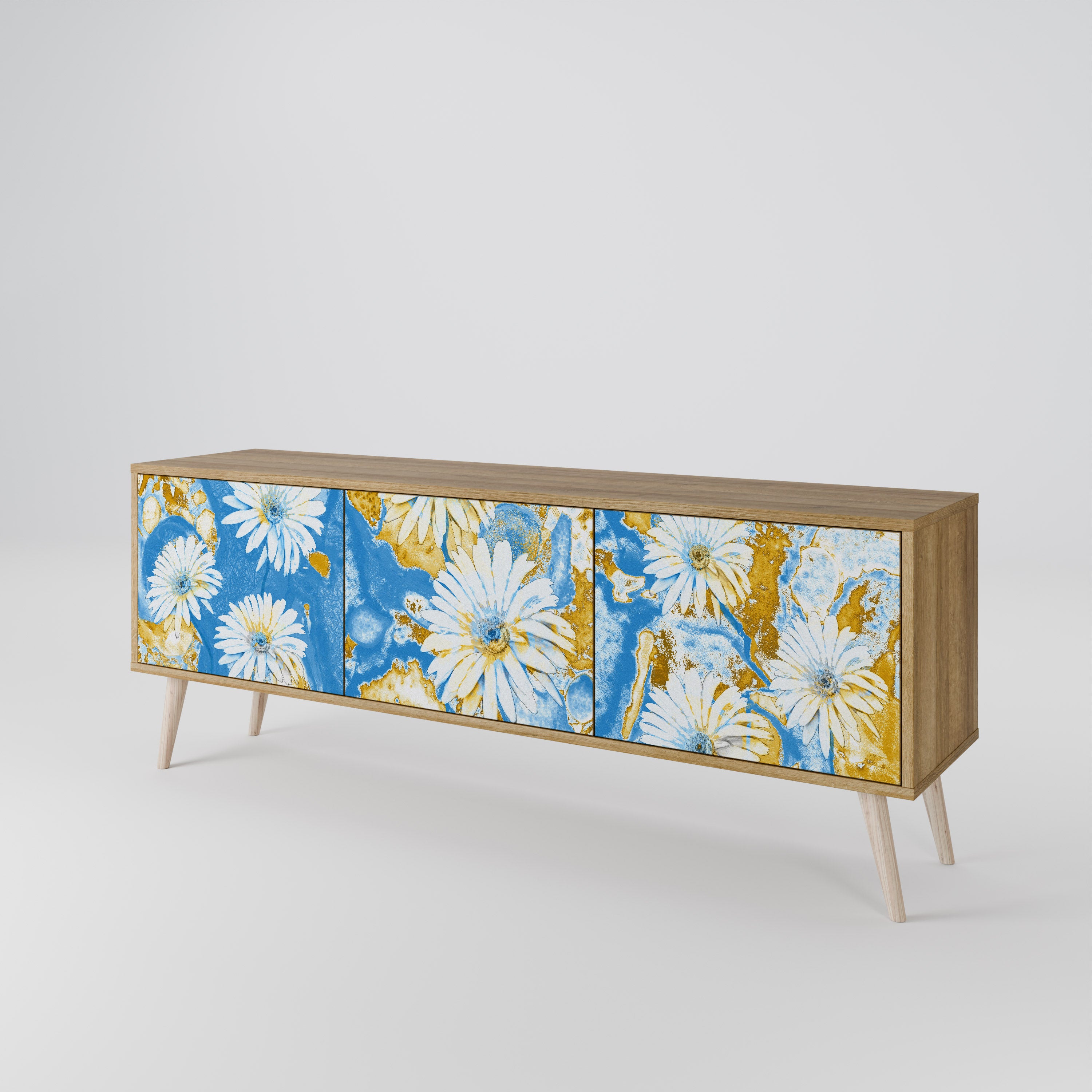 DAISY LUXE Szafka RTV 3-drzwiowa