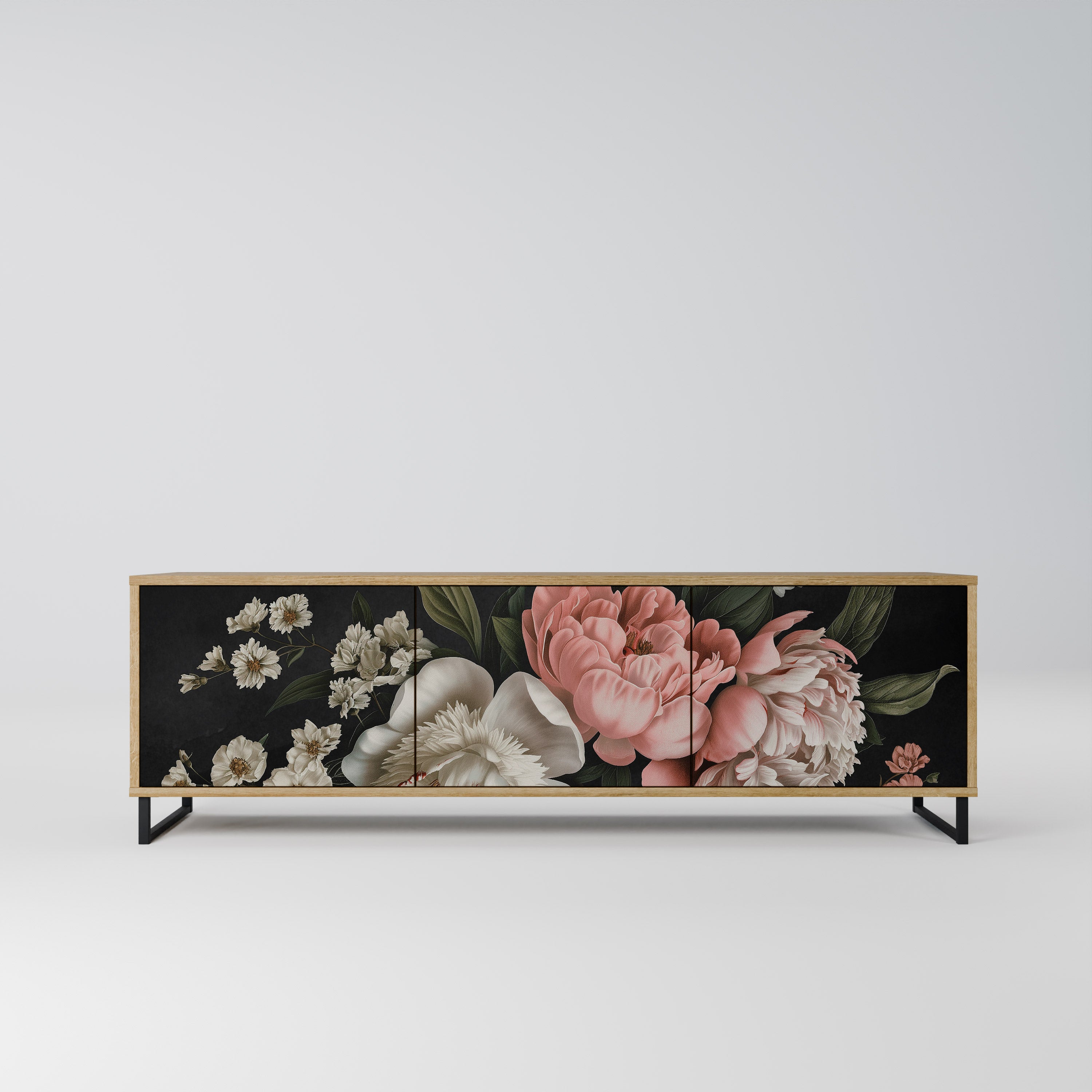 LUSH ELEGANCE Szafka RTV 3-drzwiowa