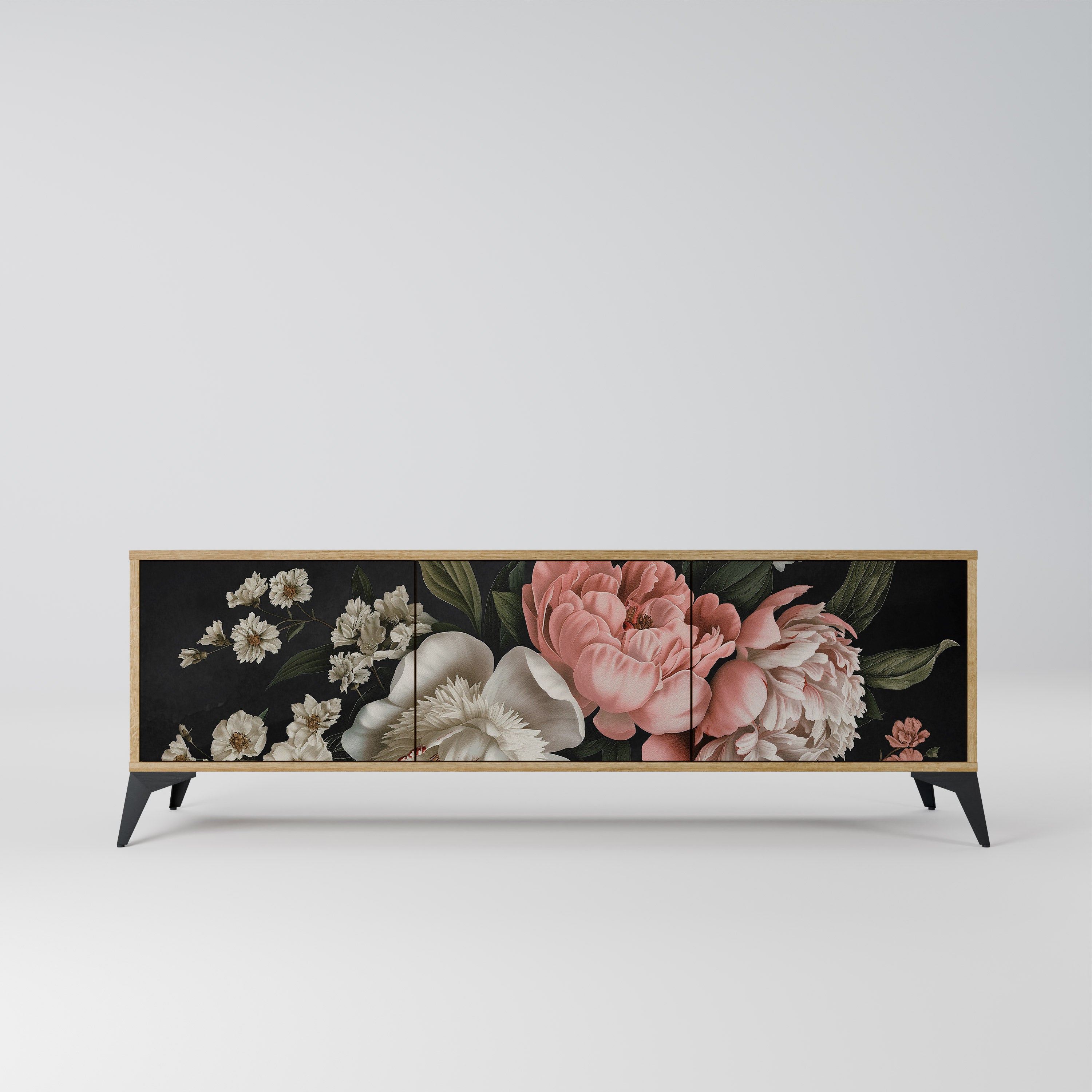 LUSH ELEGANCE Szafka RTV 3-drzwiowa