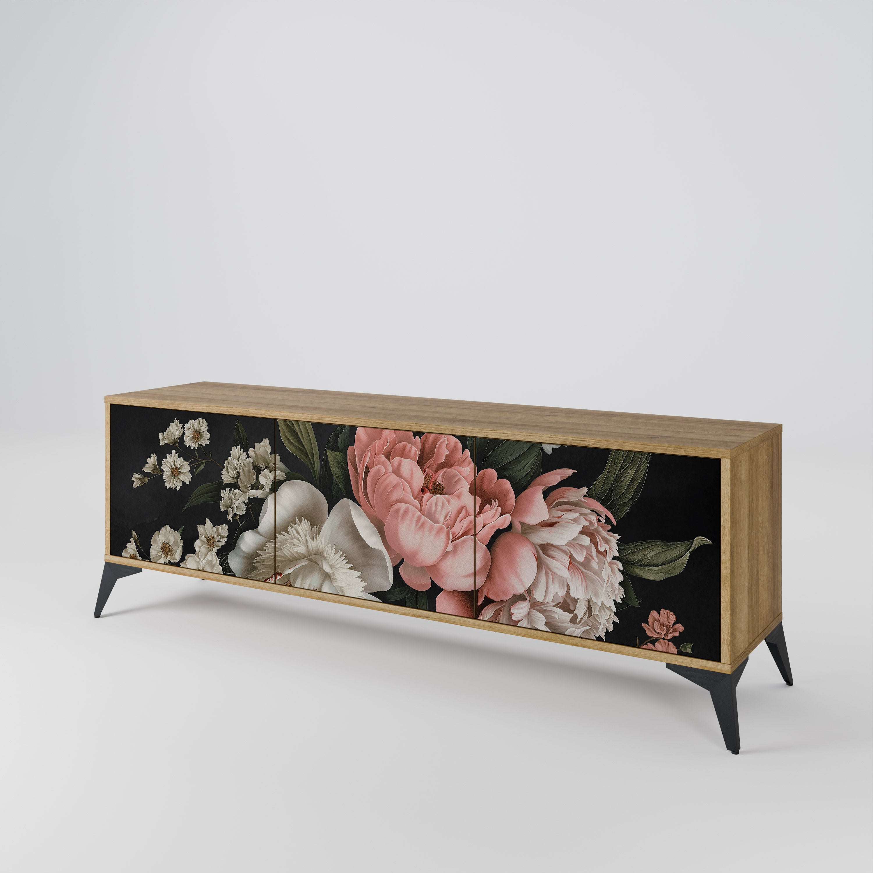 LUSH ELEGANCE Szafka RTV 3-drzwiowa