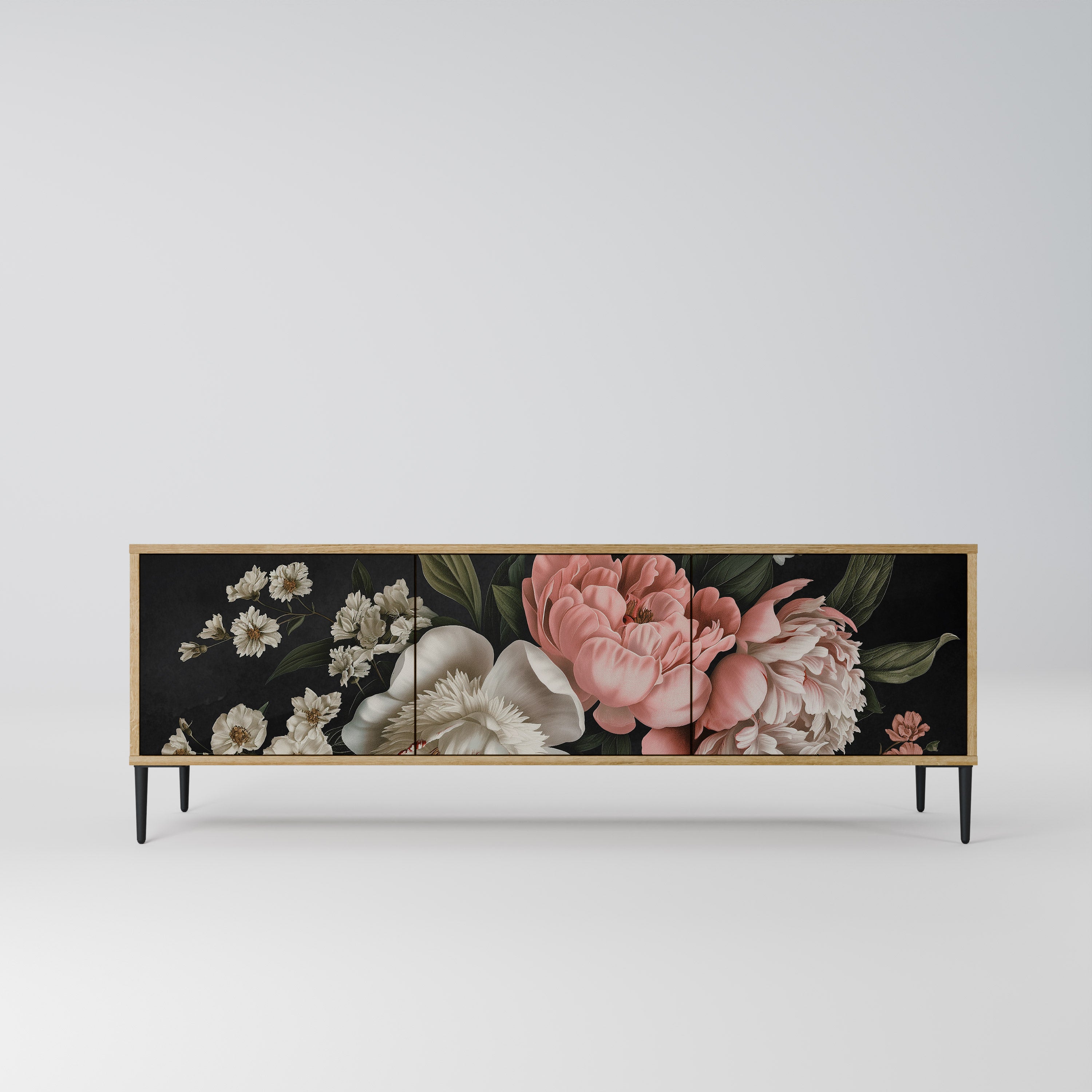 LUSH ELEGANCE Szafka RTV 3-drzwiowa