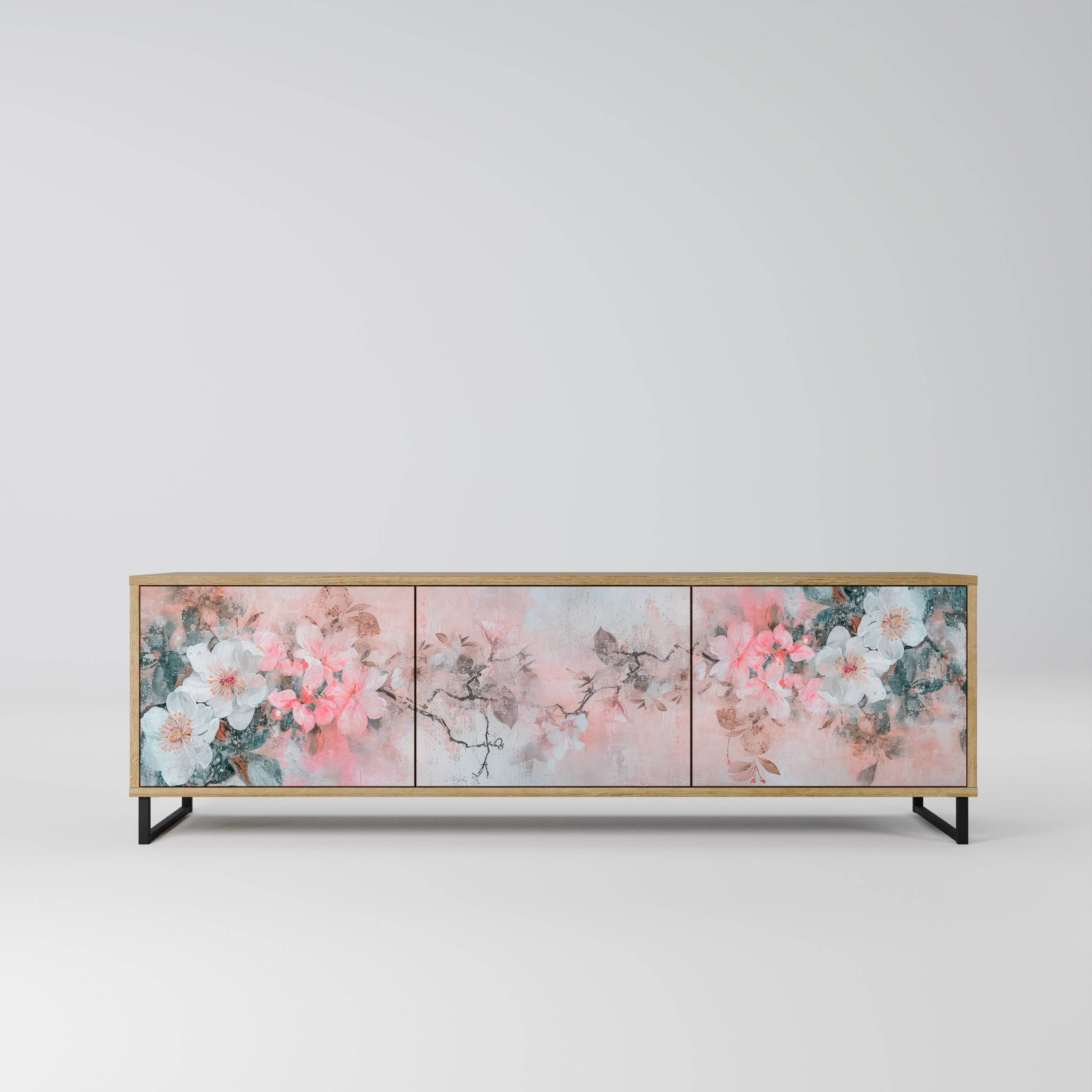 CHERRY BLOSSOM Szafka RTV 3-drzwiowa
