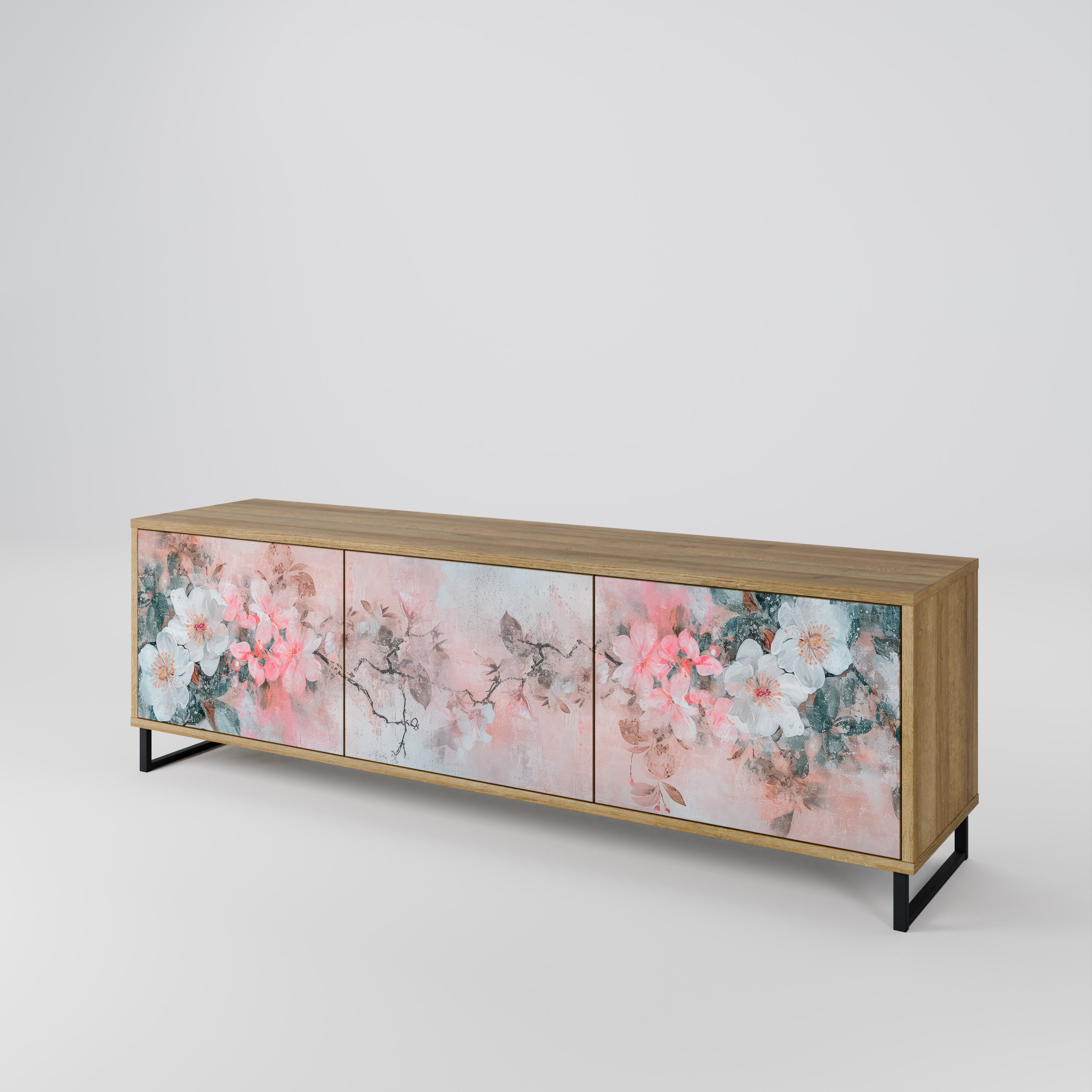 CHERRY BLOSSOM Szafka RTV 3-drzwiowa