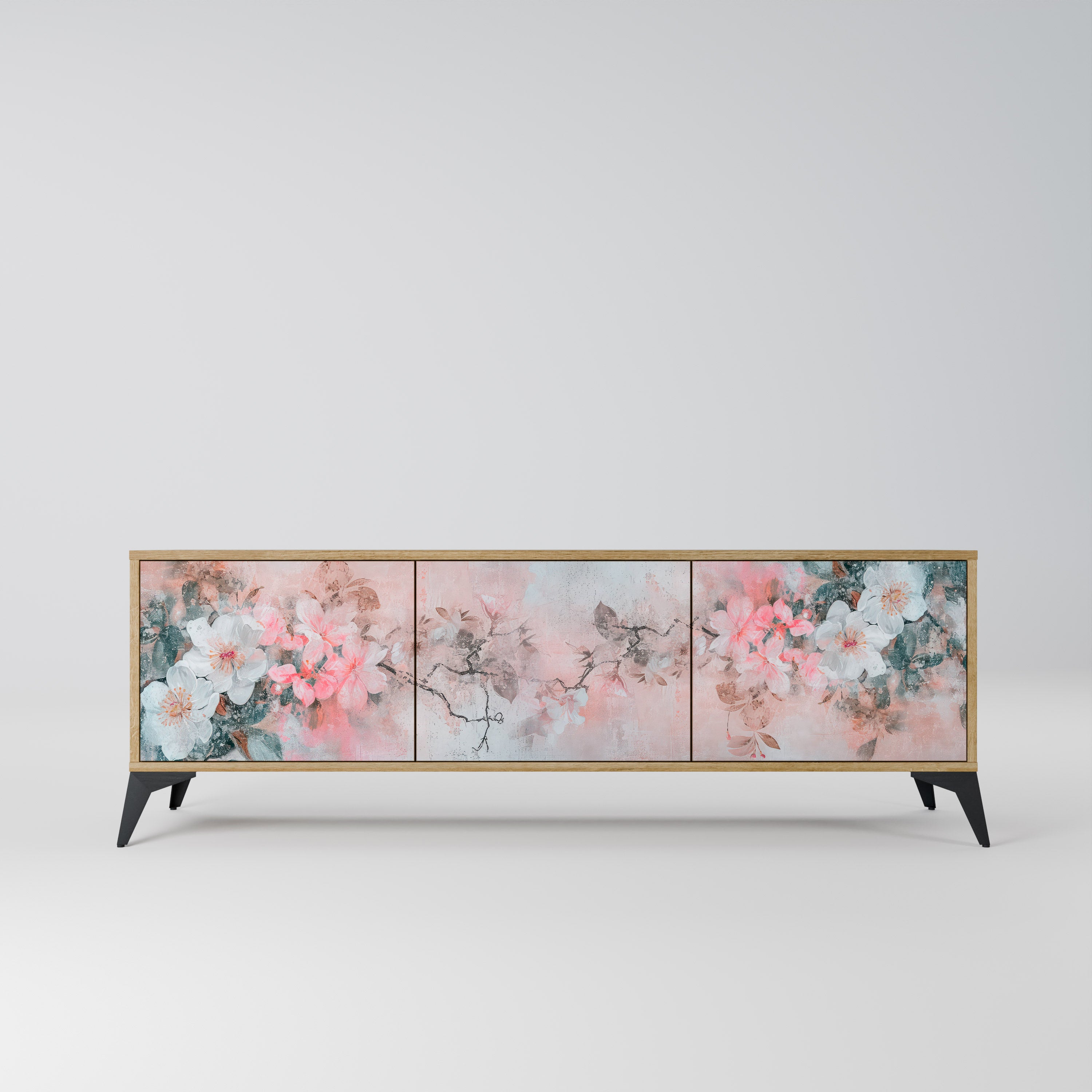 CHERRY BLOSSOM Szafka RTV 3-drzwiowa