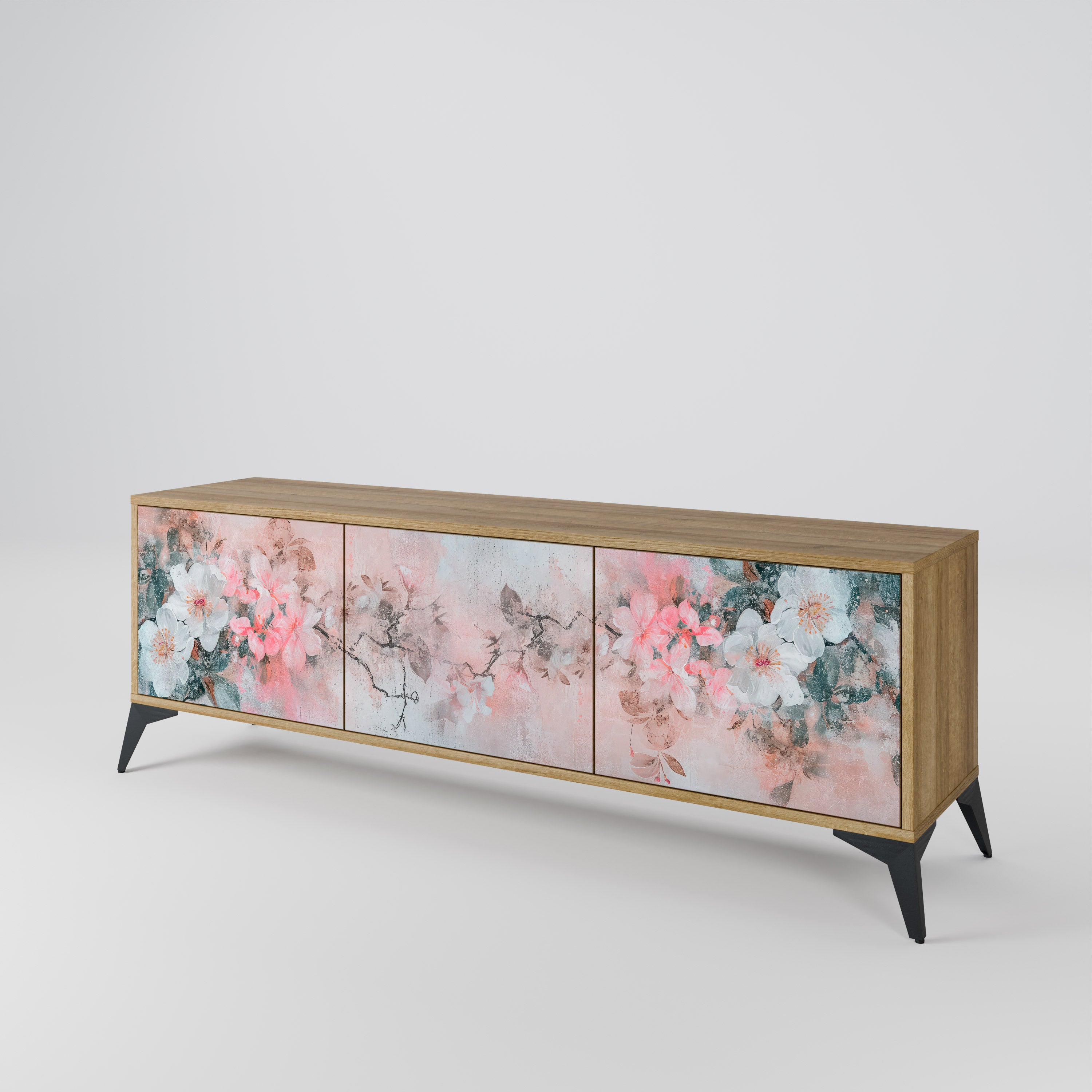 CHERRY BLOSSOM Szafka RTV 3-drzwiowa
