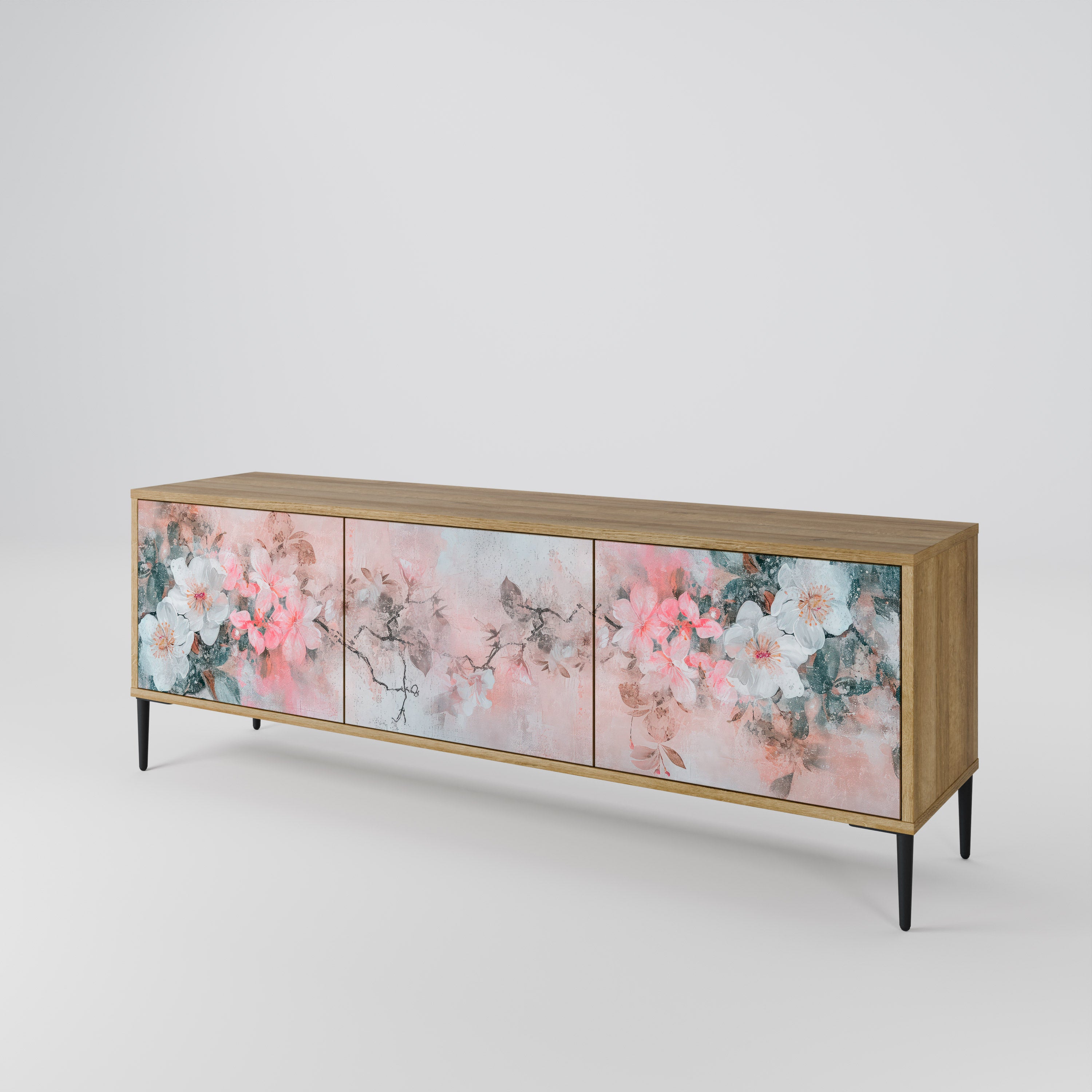 CHERRY BLOSSOM Szafka RTV 3-drzwiowa