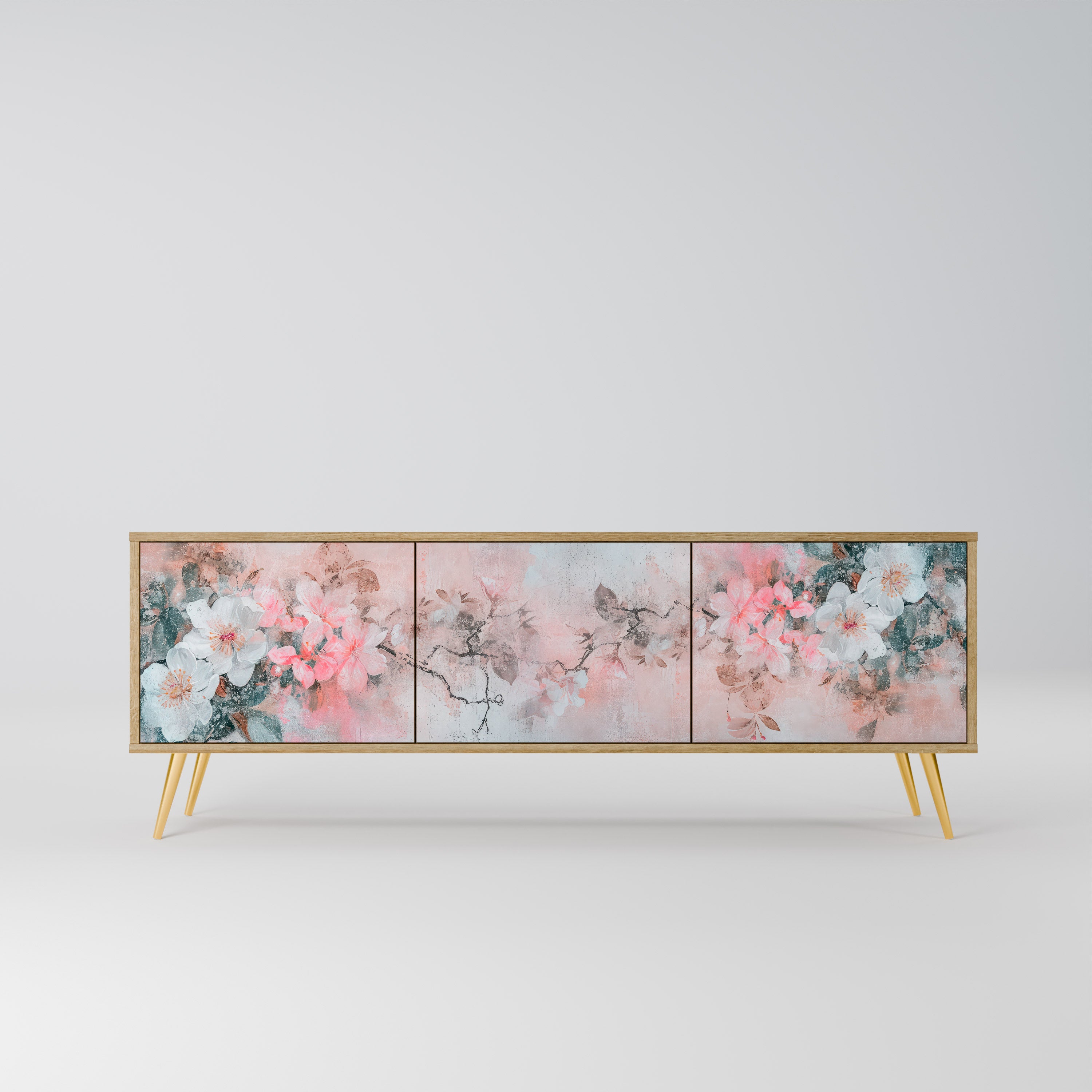 CHERRY BLOSSOM Szafka RTV 3-drzwiowa