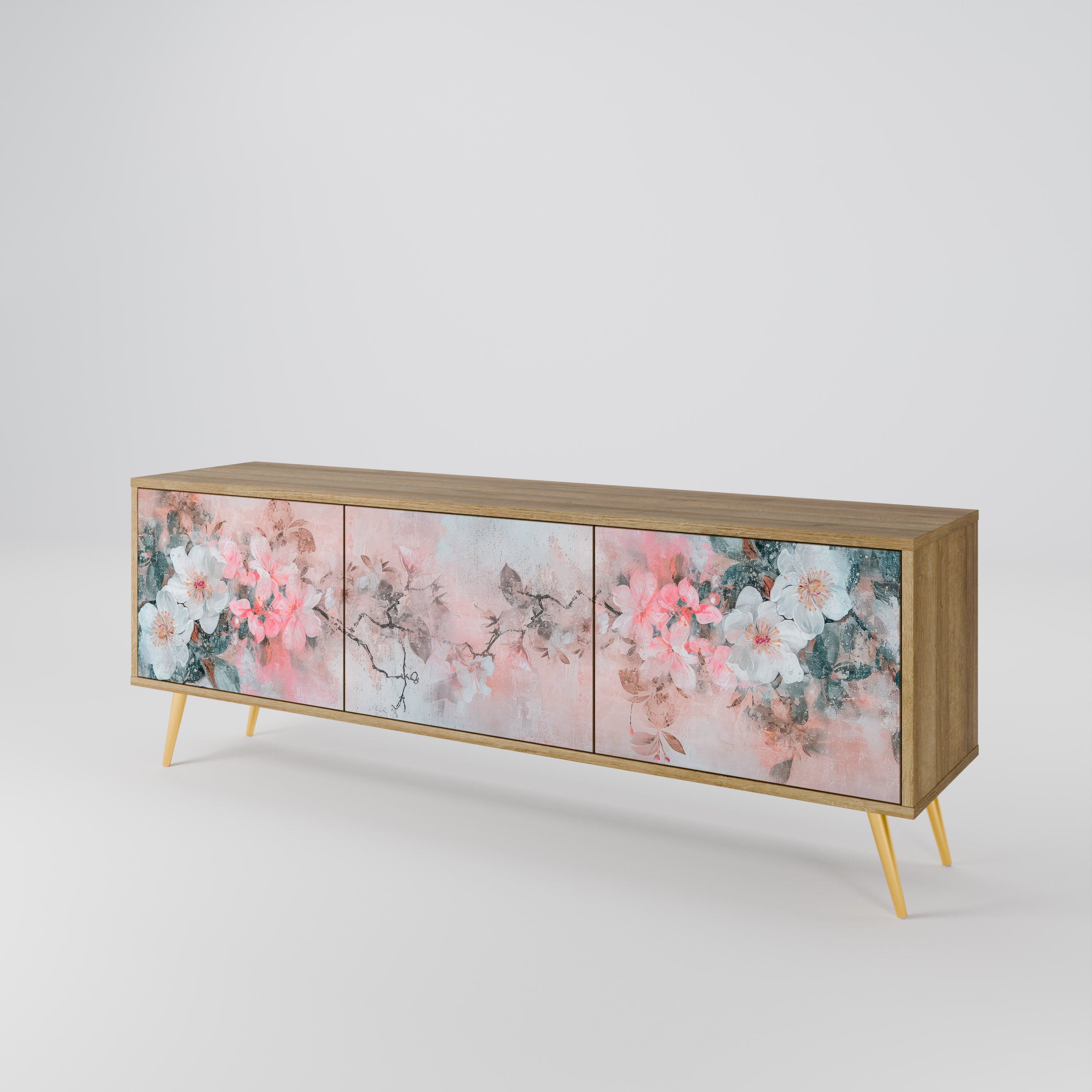 CHERRY BLOSSOM Szafka RTV 3-drzwiowa