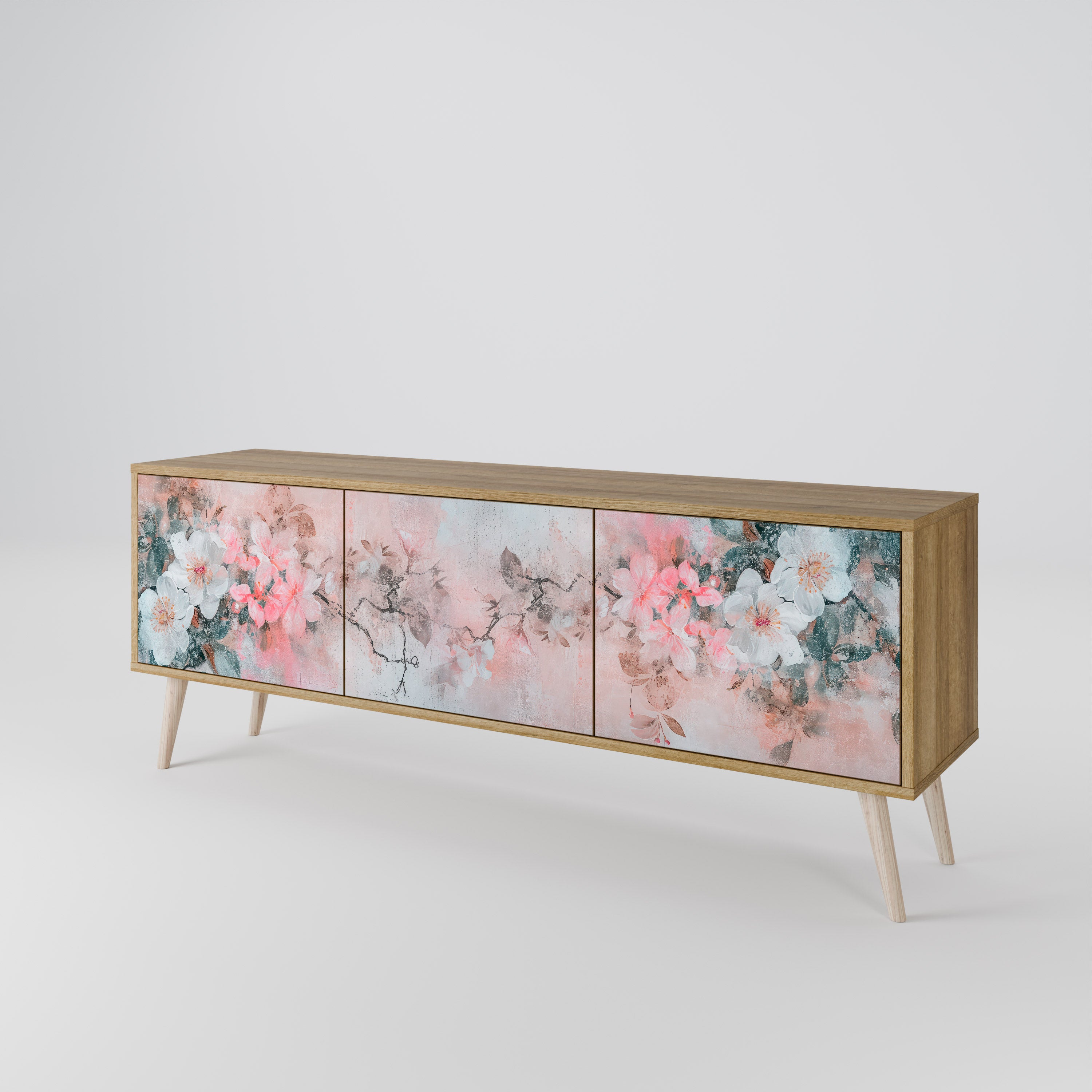 CHERRY BLOSSOM Szafka RTV 3-drzwiowa