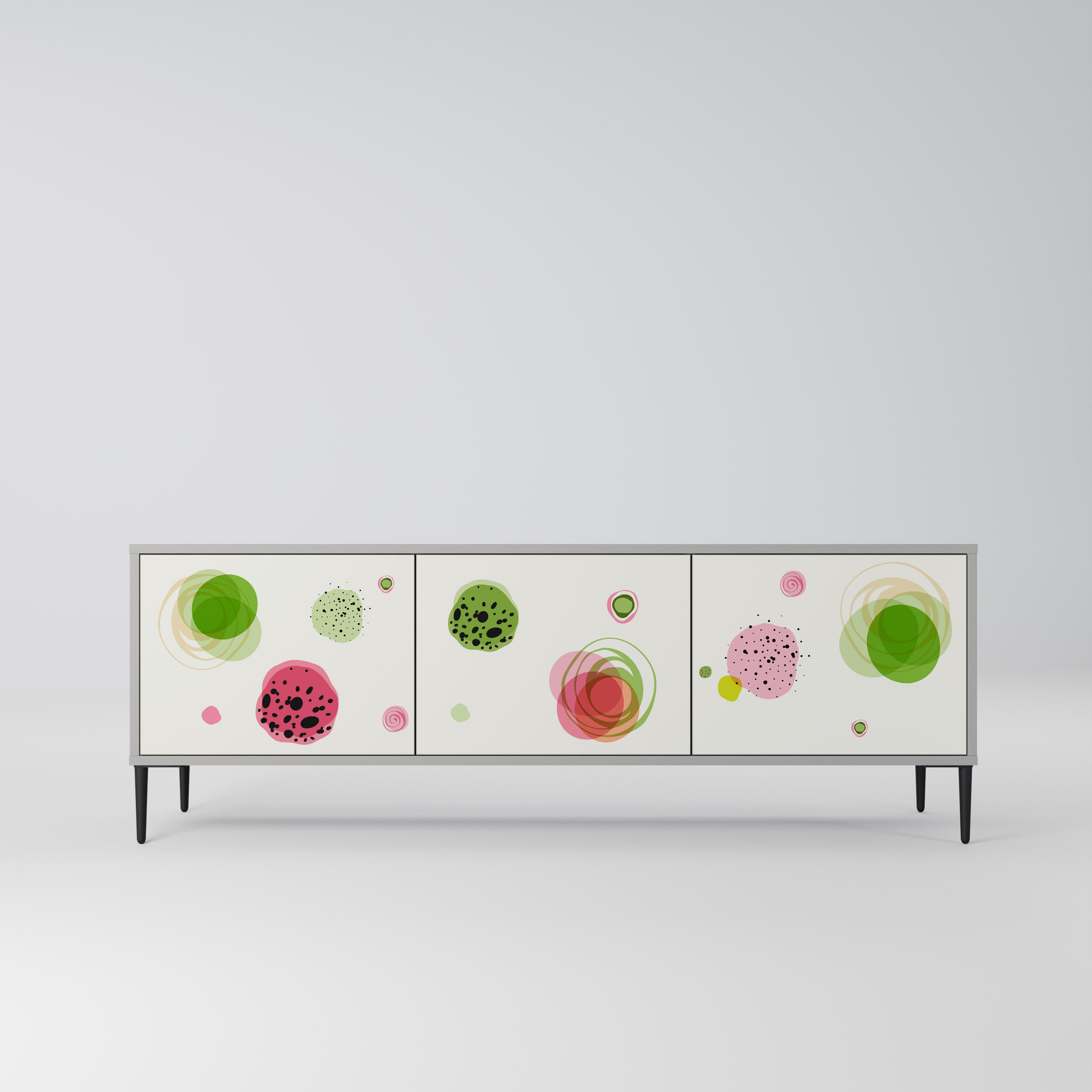 COLORFUL COSMOS Szafka RTV 3-drzwiowa korpus Szary