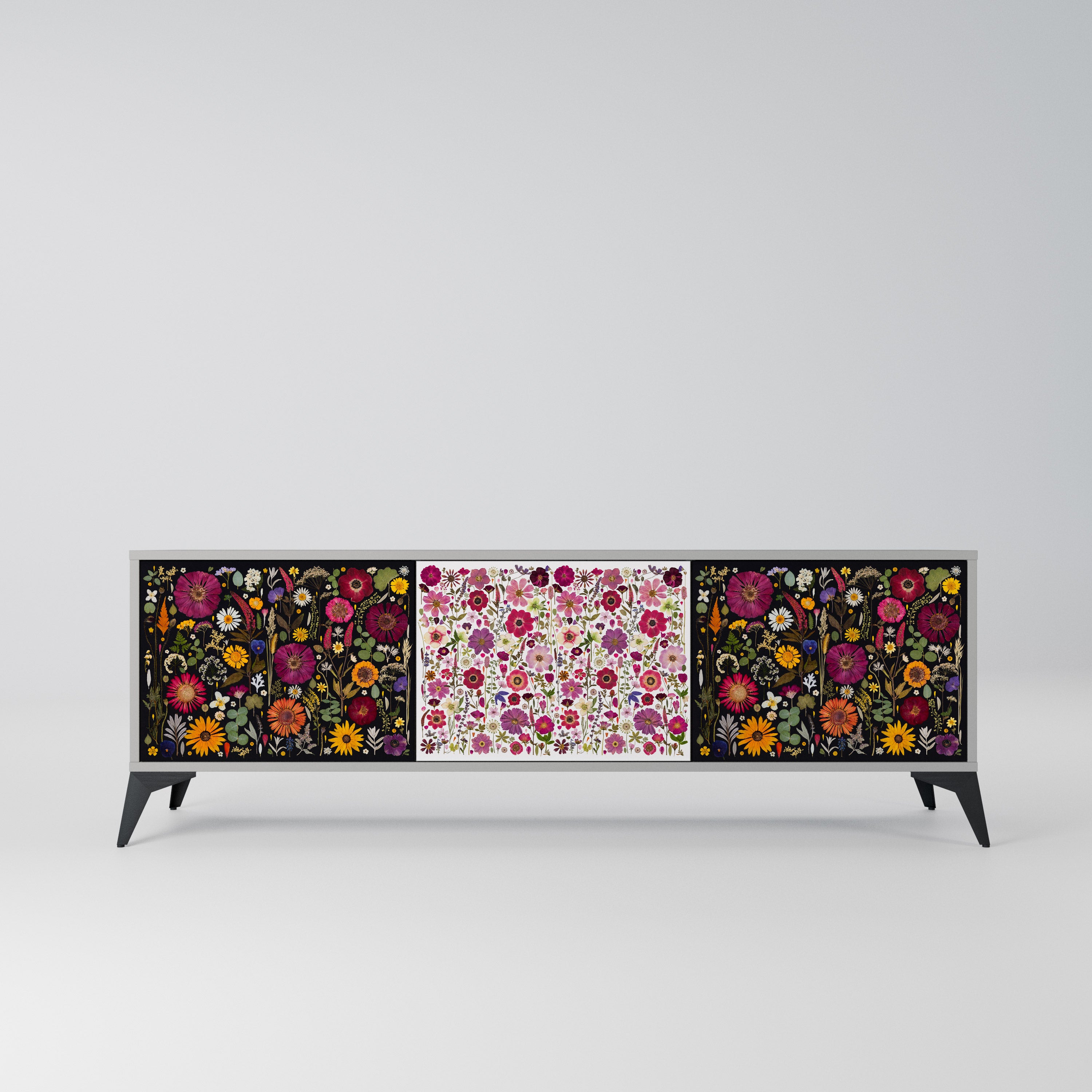 DAYNITE GARDEN Szafka RTV 3-drzwiowa korpus Szary