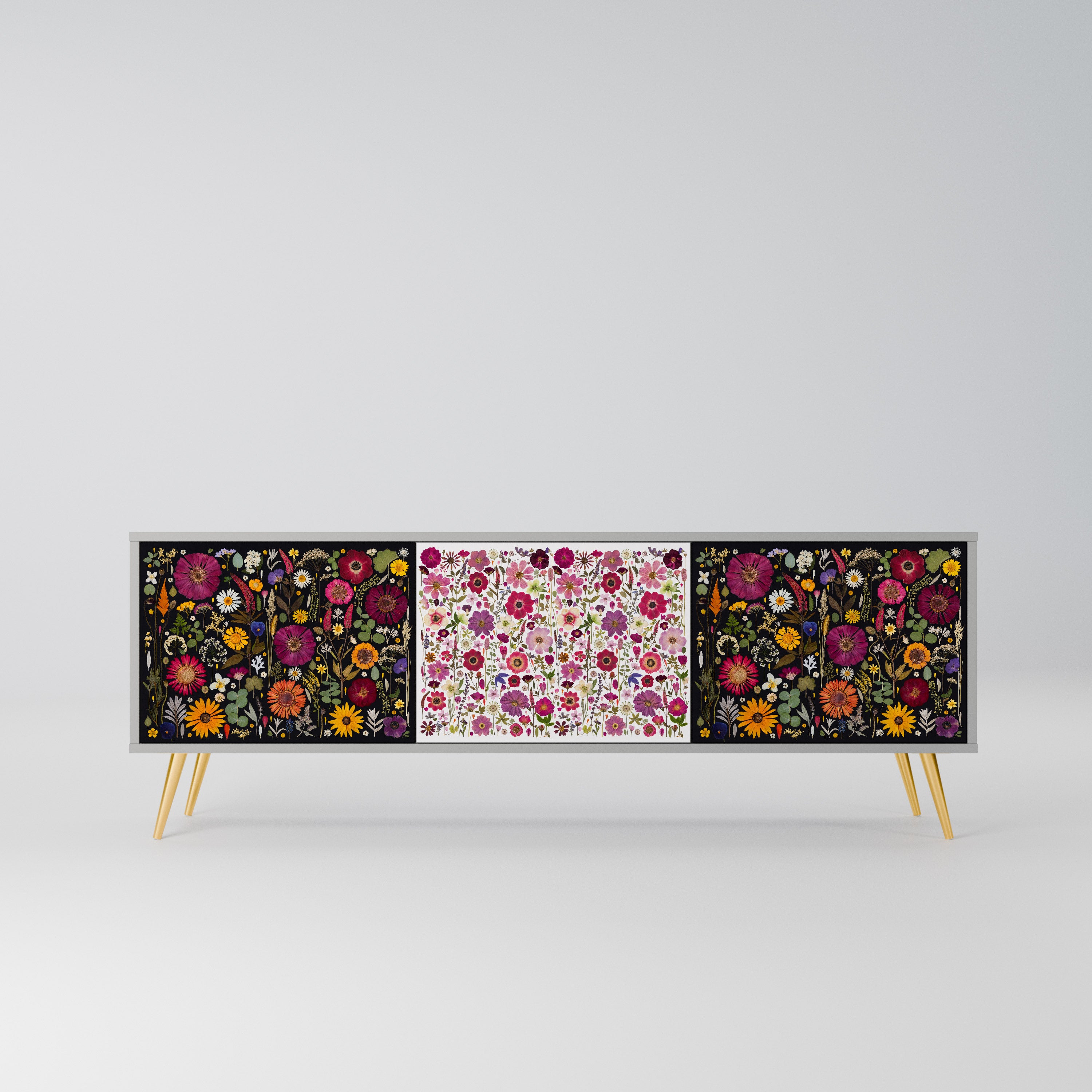 DAYNITE GARDEN Szafka RTV 3-drzwiowa korpus Szary