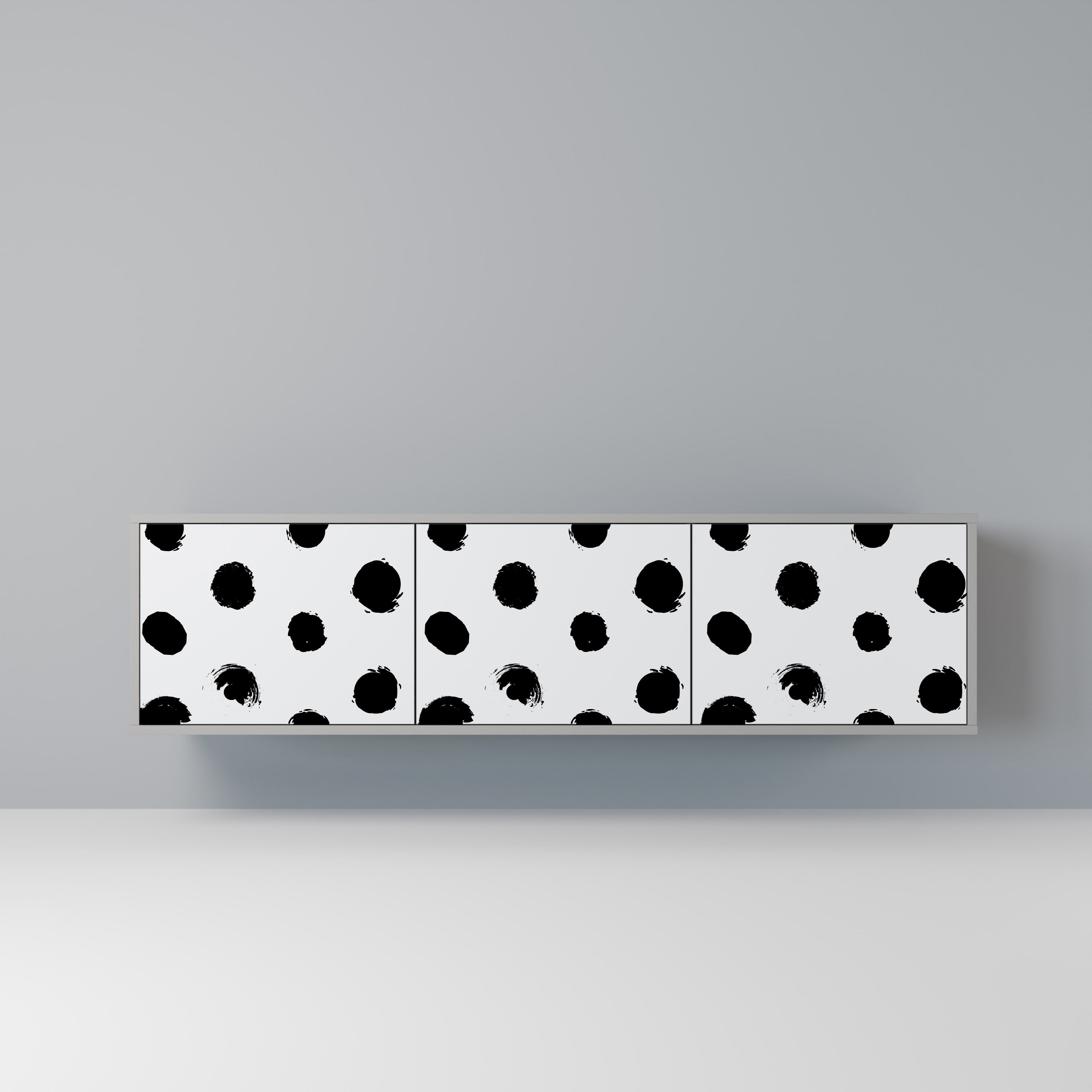 SLIPPING MINUTES Szafka RTV 3-drzwiowa korpus Szary