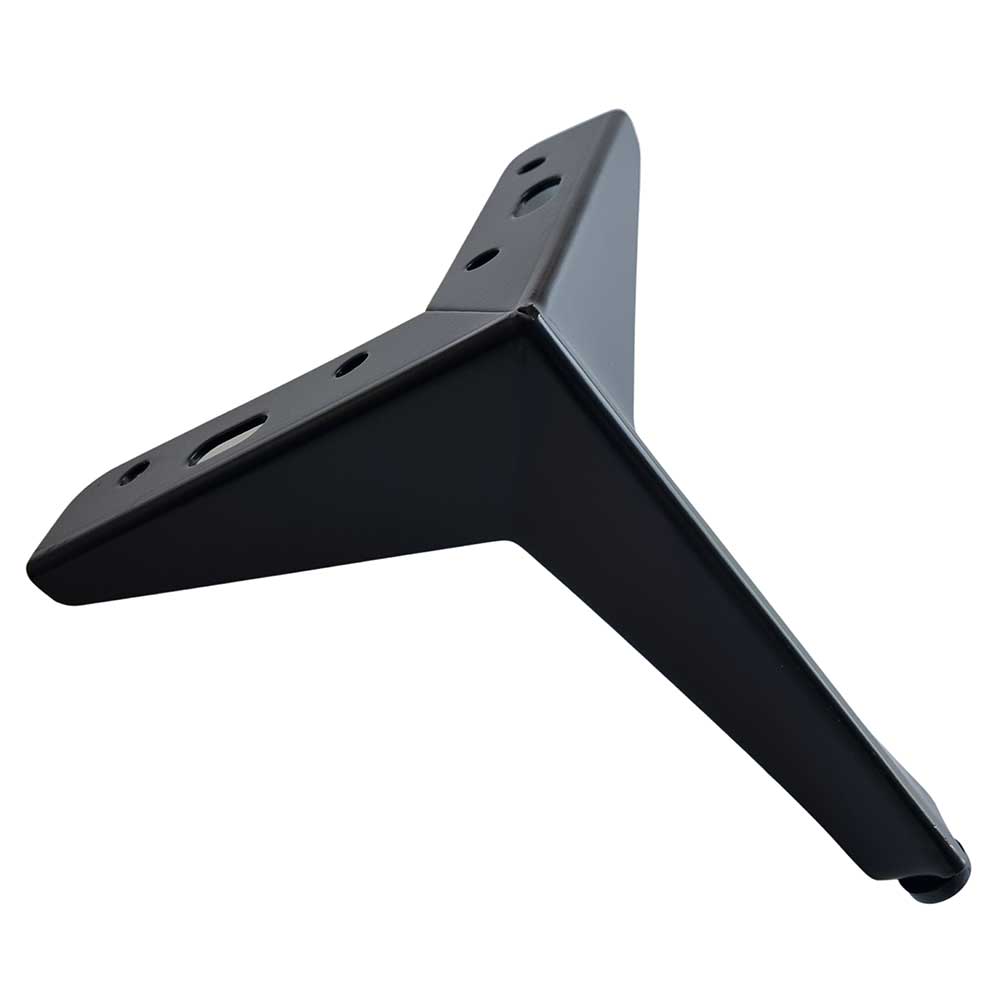 Noga metalowa gwiazdka czarna