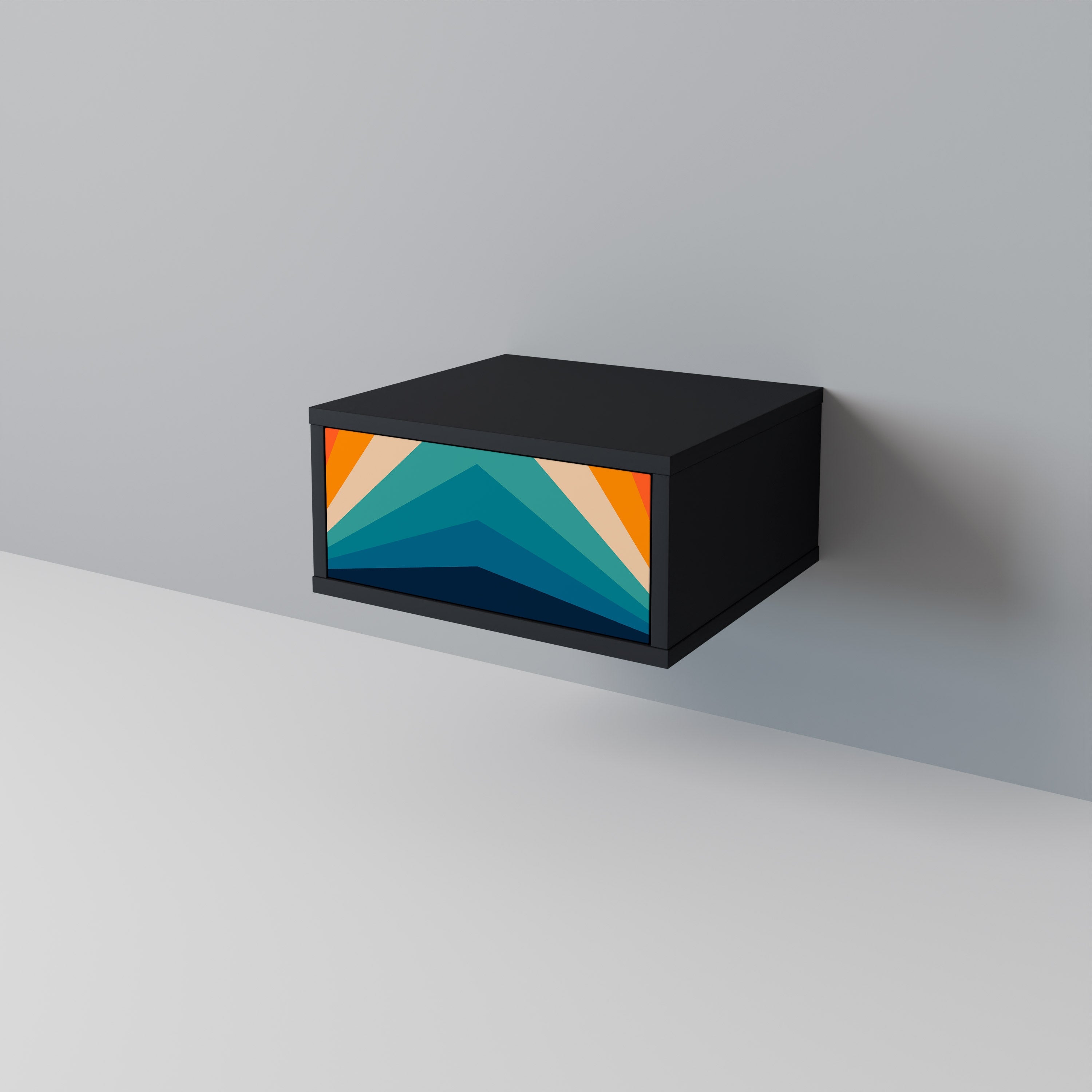 PRISM CONCUSSION Szafka nocna Czarna