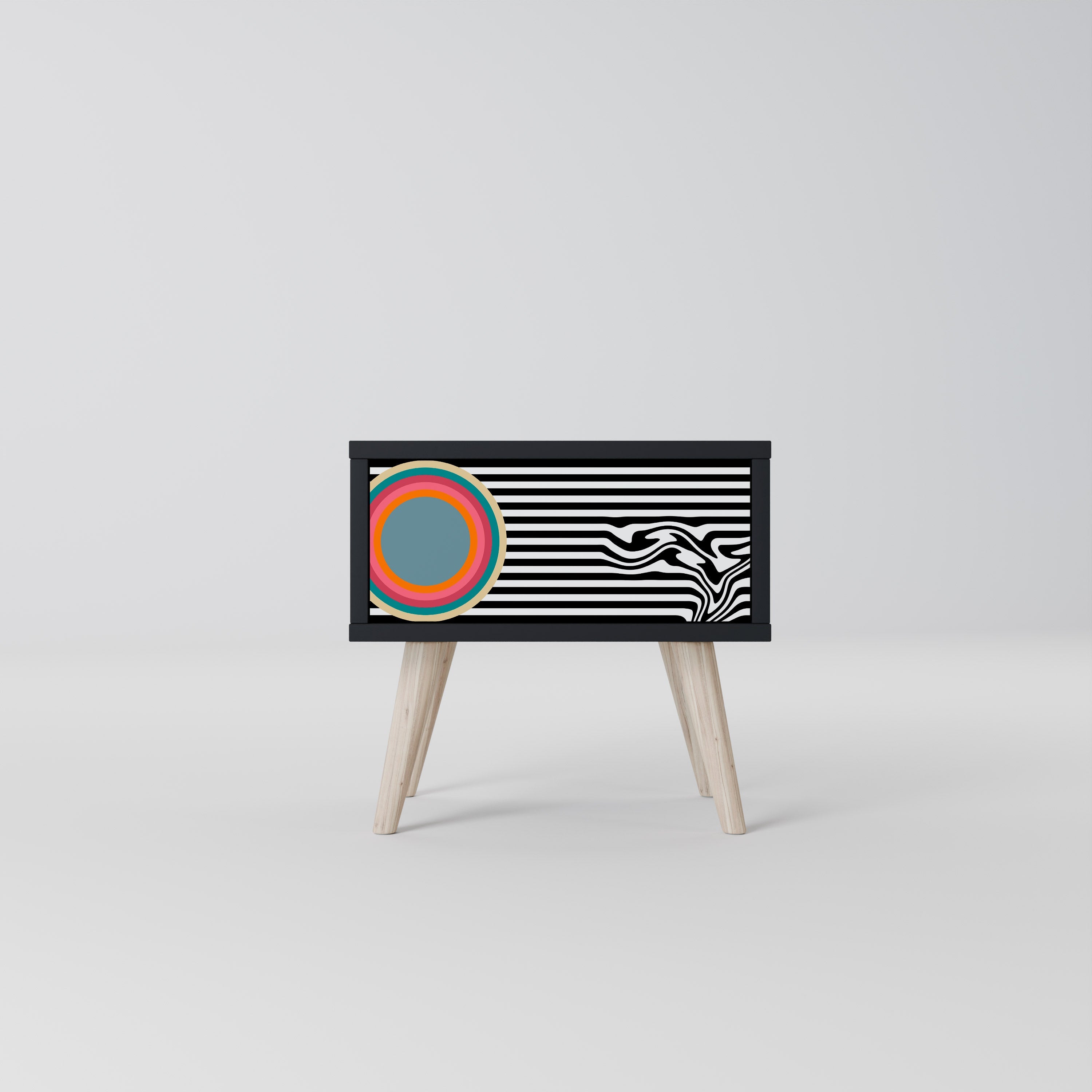 SPECTRA SHOWCASE Szafka nocna Czarna