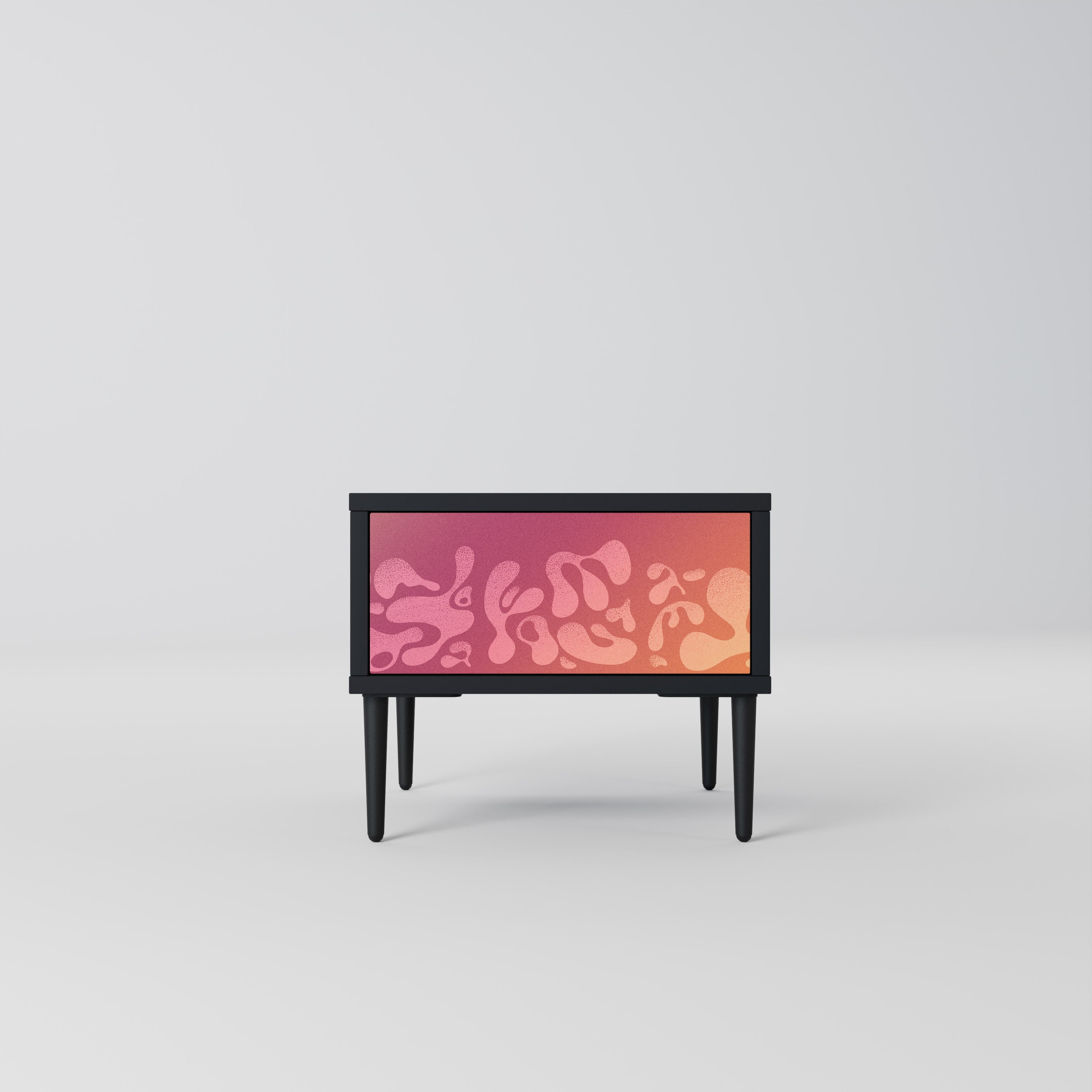 IRREGULAR PINK Szafka nocna Czarna