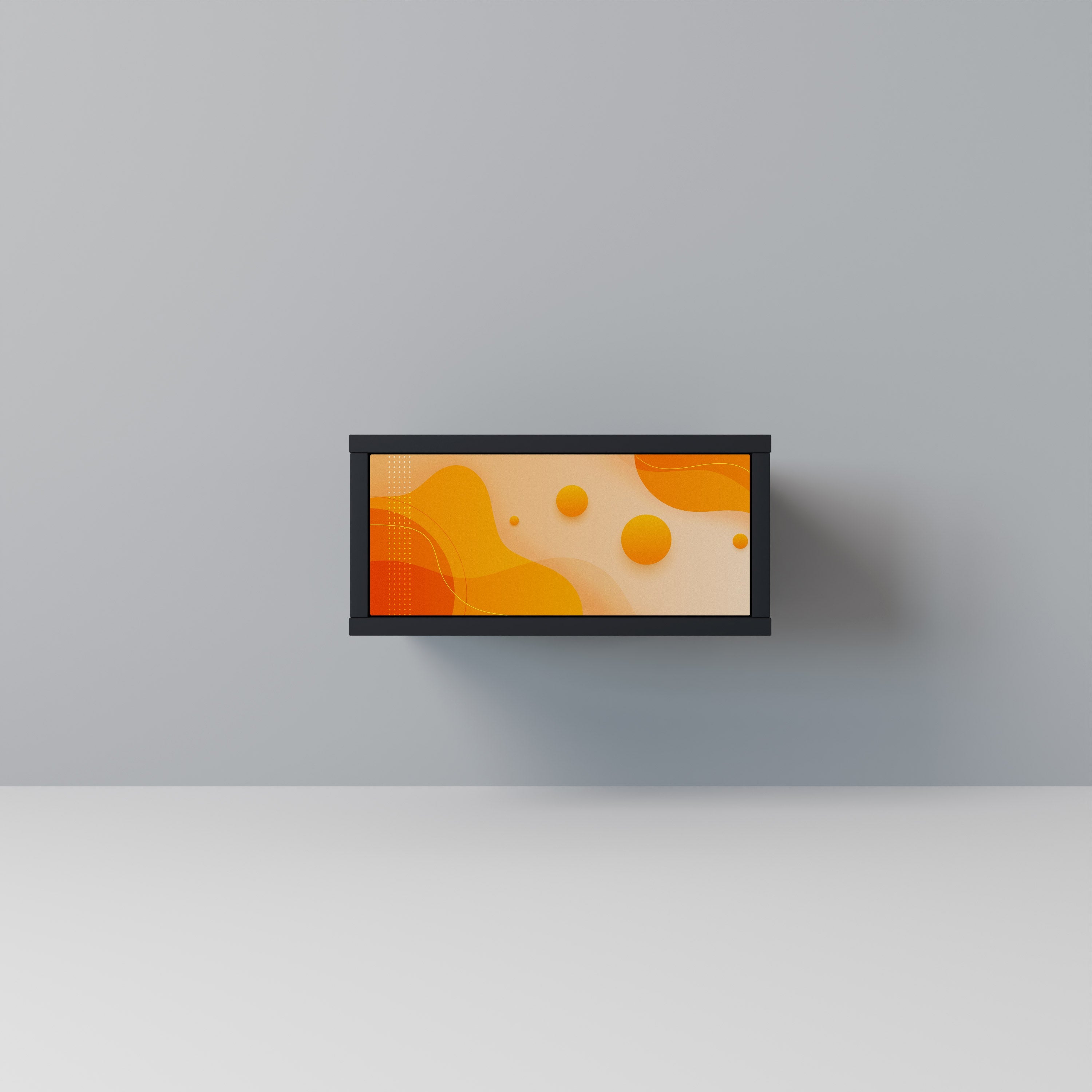 ORANGE ARRANGEMENT Szafka nocna Czarna