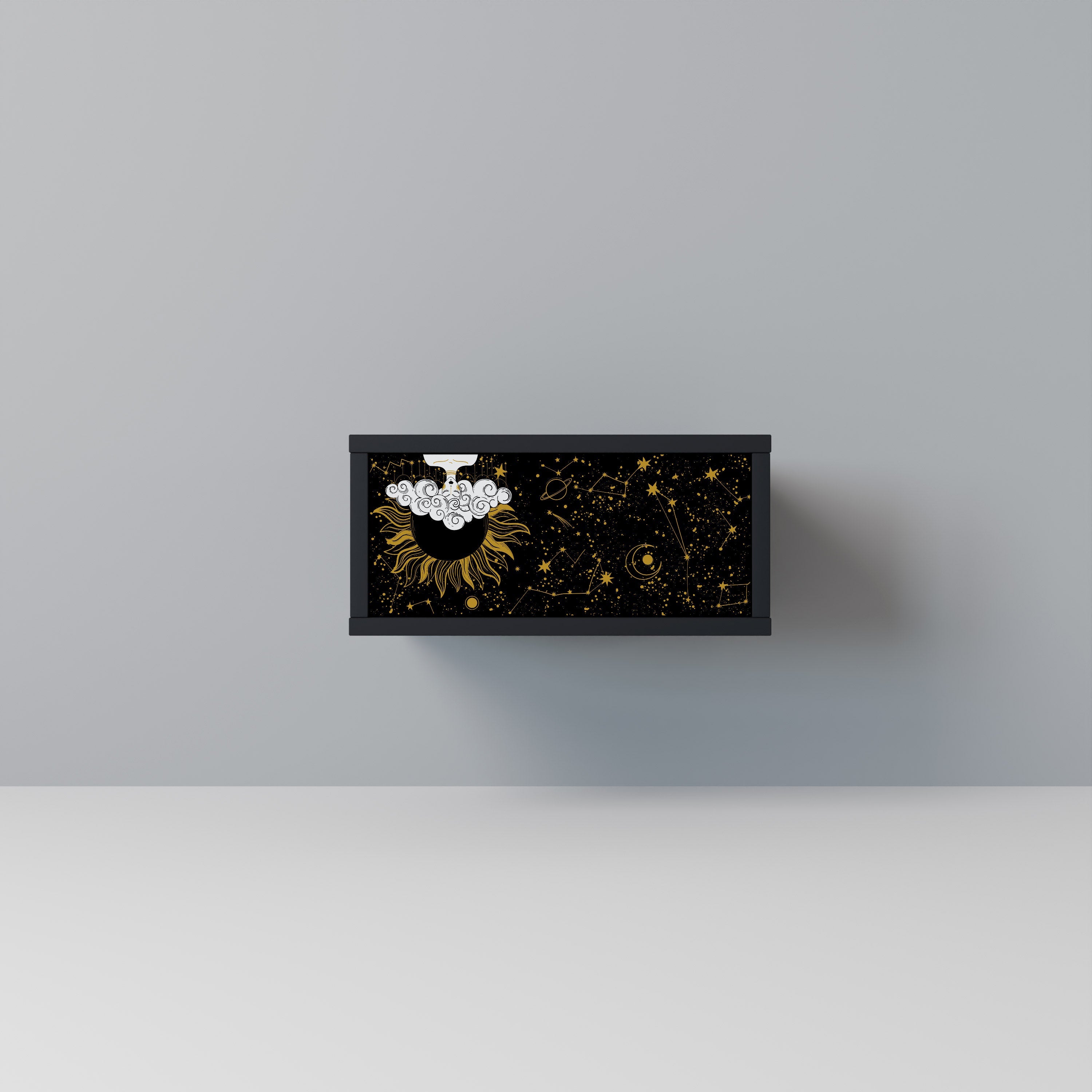 STELLAR CONSTELLATIONS Szafka nocna Czarna