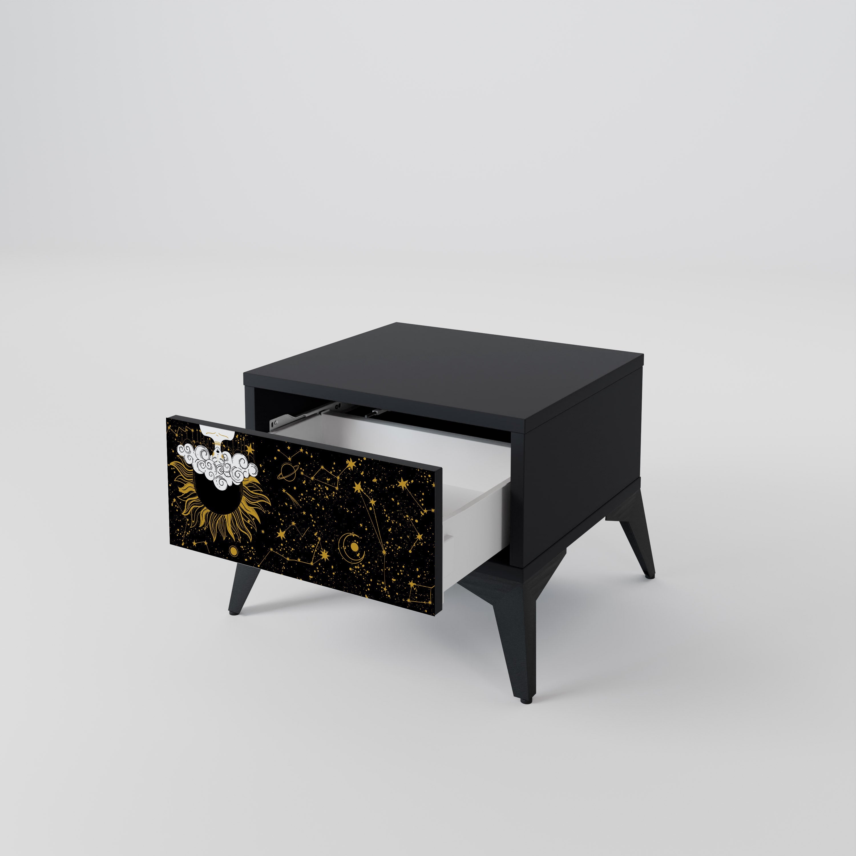 STELLAR CONSTELLATIONS Szafka nocna Czarna