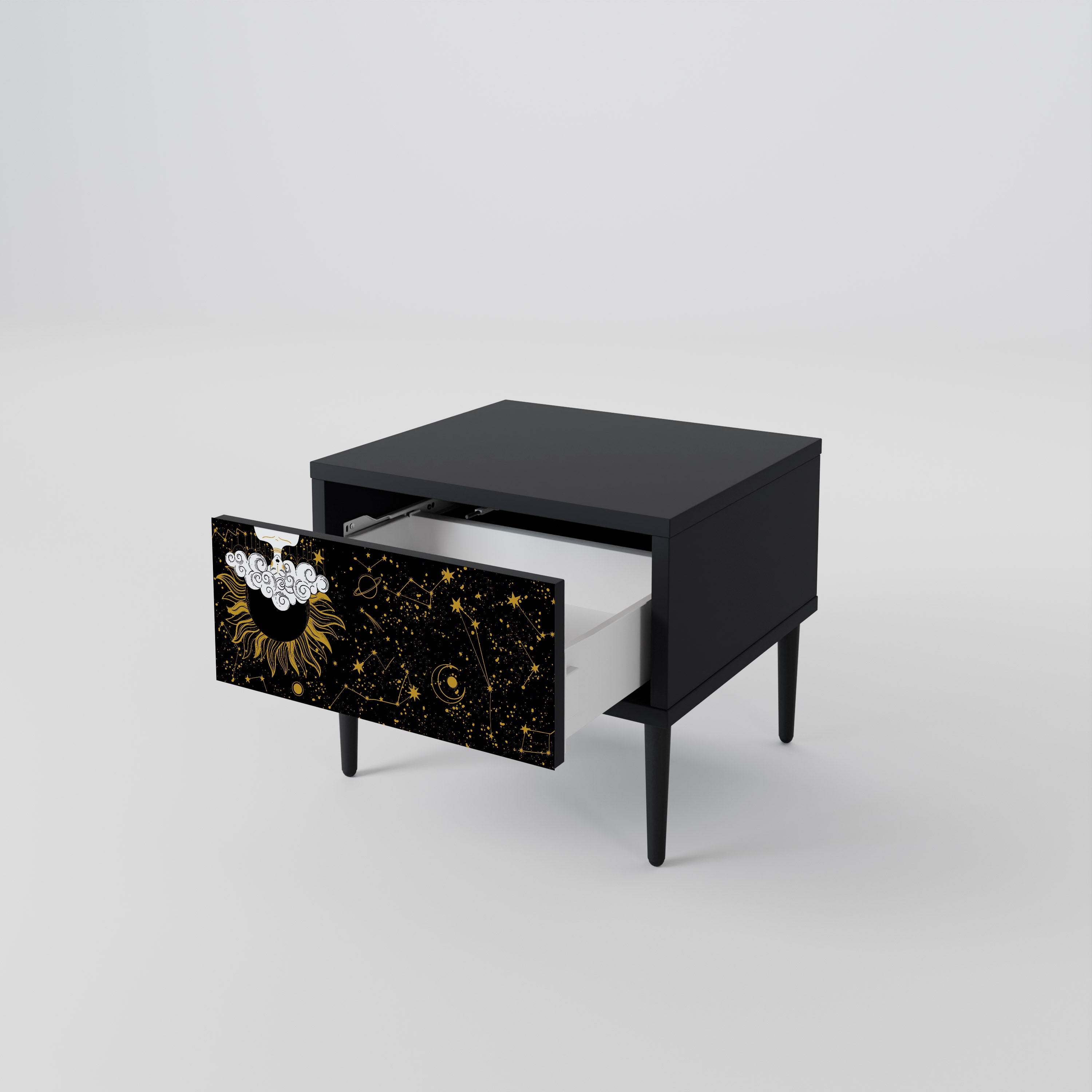 STELLAR CONSTELLATIONS Szafka nocna Czarna