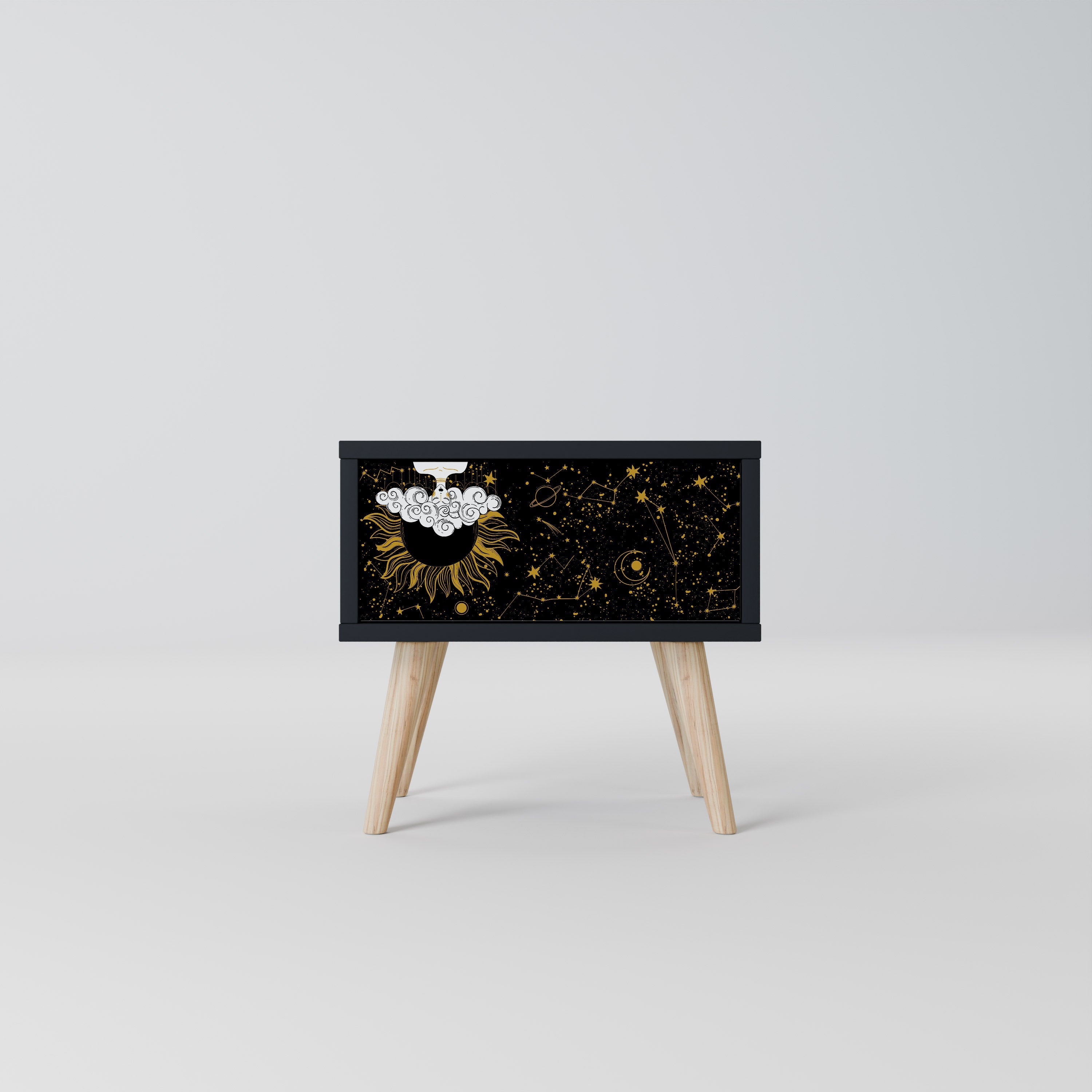 STELLAR CONSTELLATIONS Szafka nocna Czarna