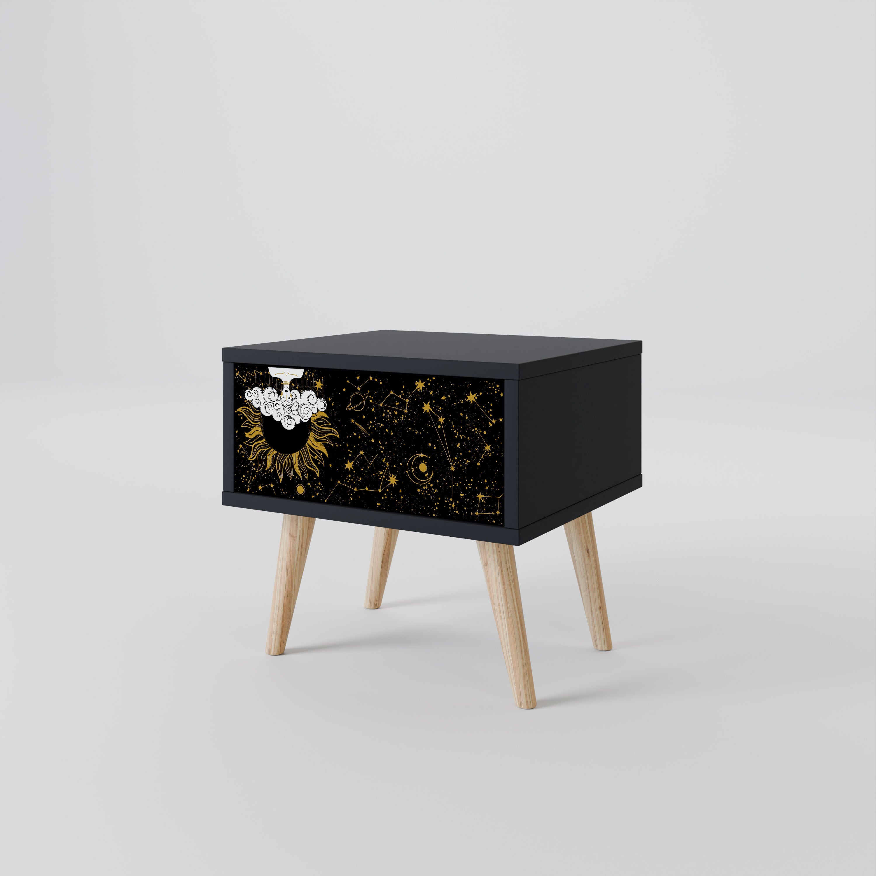 STELLAR CONSTELLATIONS Szafka nocna Czarna