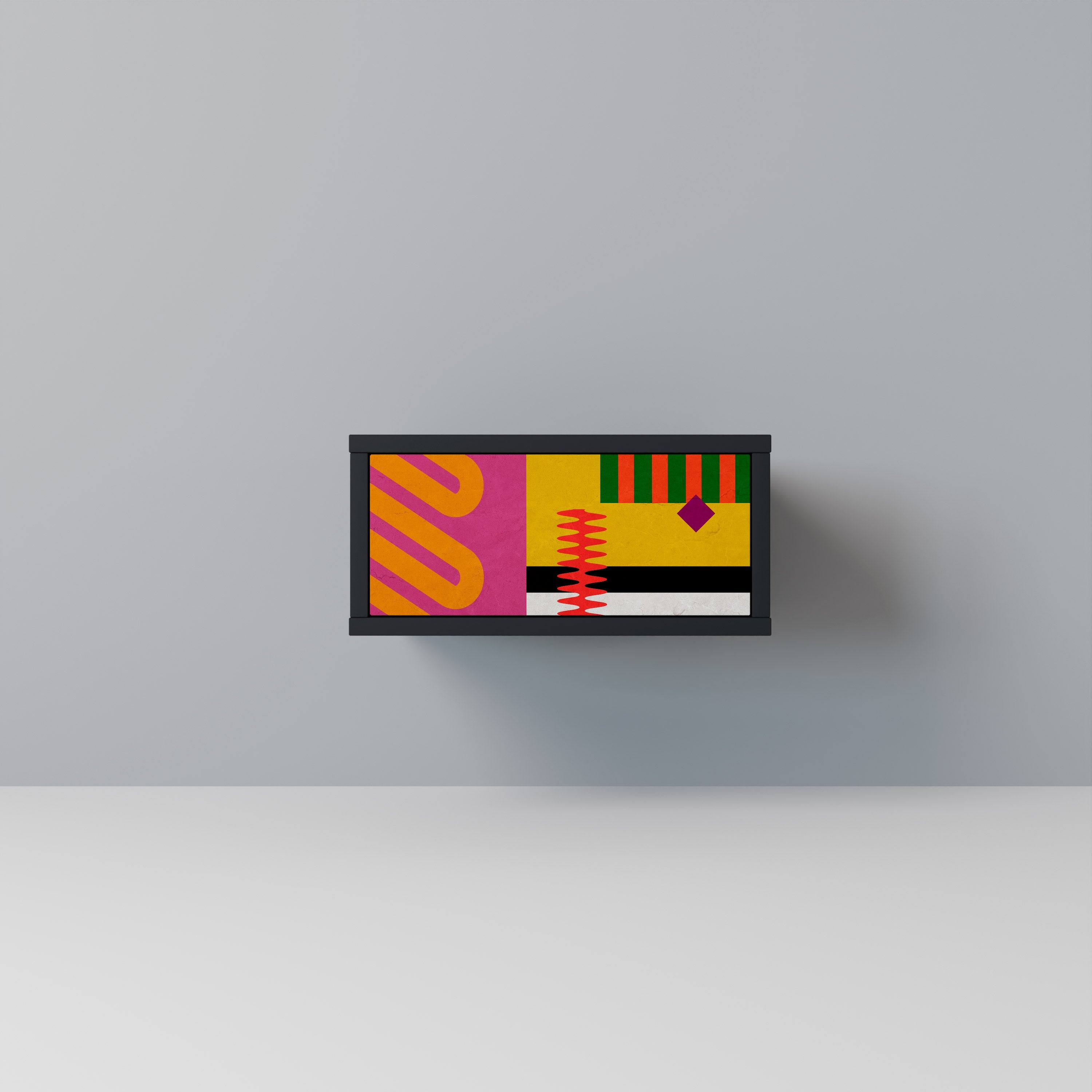 VIVID ART Szafka nocna Czarna