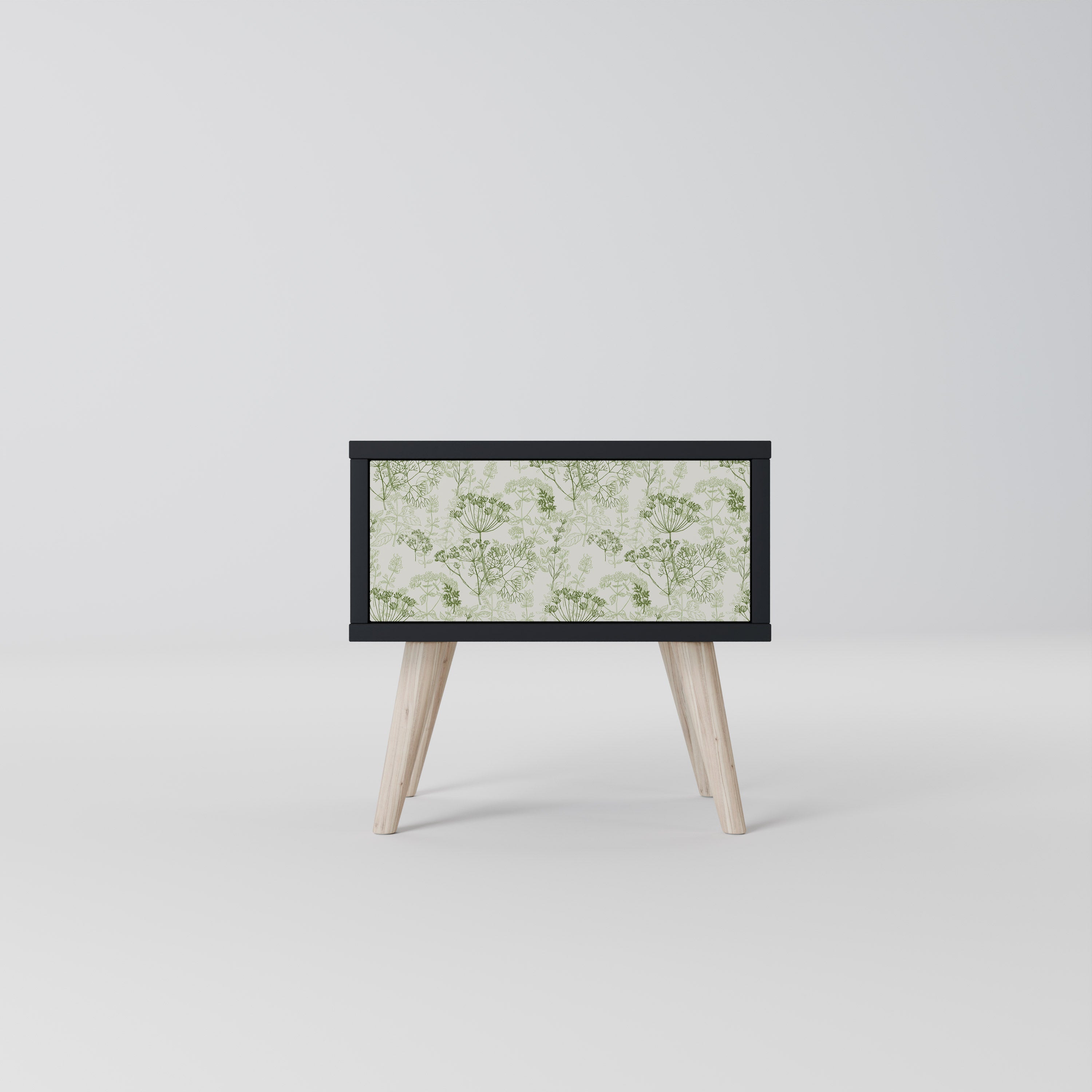 FENNEL BALDACHIN Szafka nocna Czarna