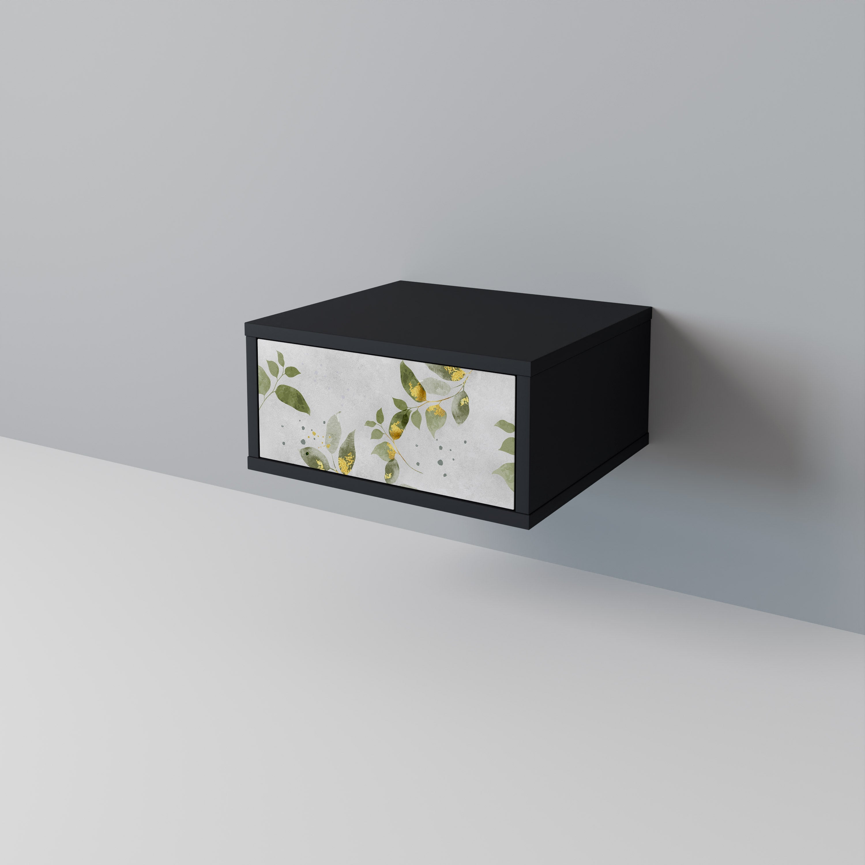 ELEGANT BOTANICS Szafka nocna Czarna