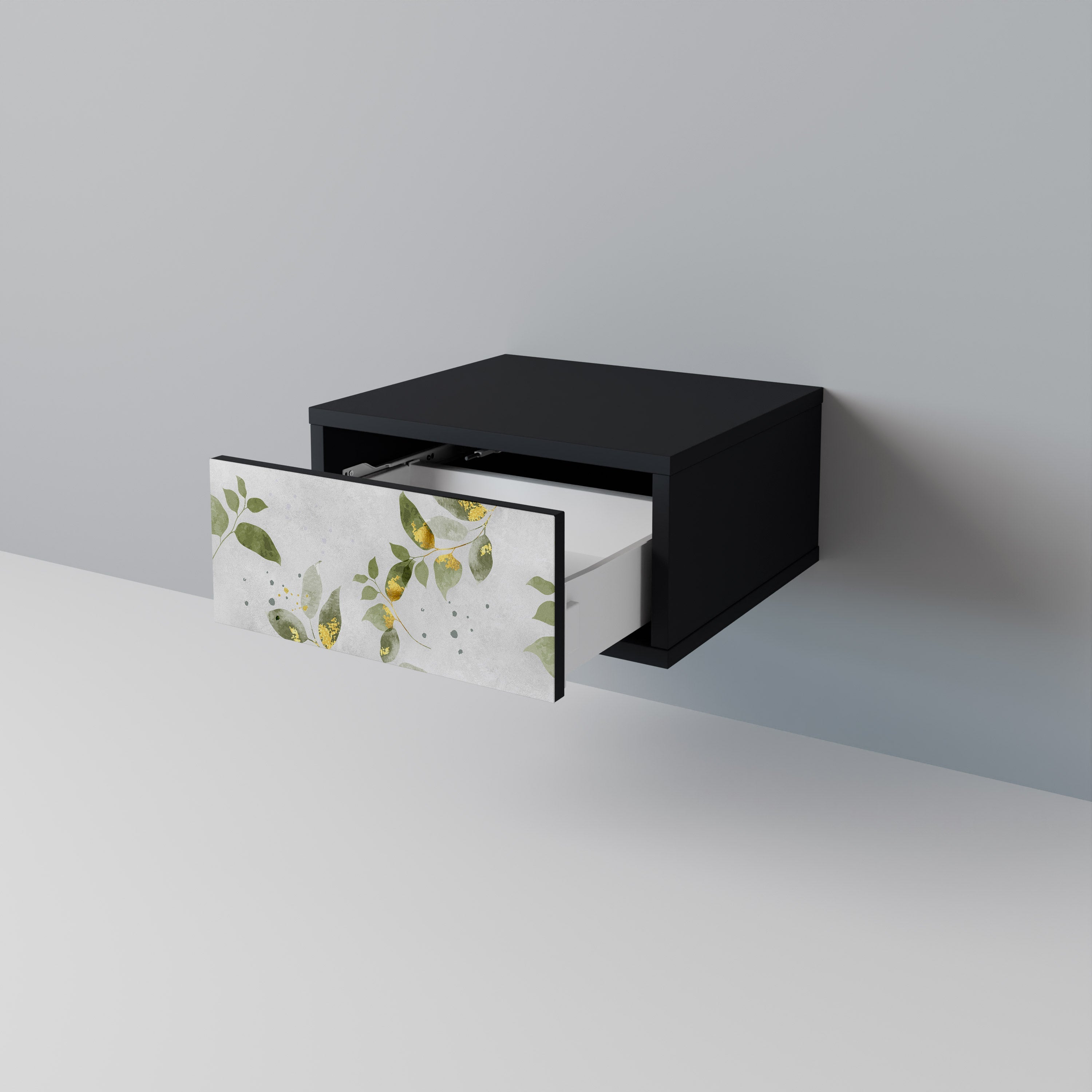 ELEGANT BOTANICS Szafka nocna Czarna
