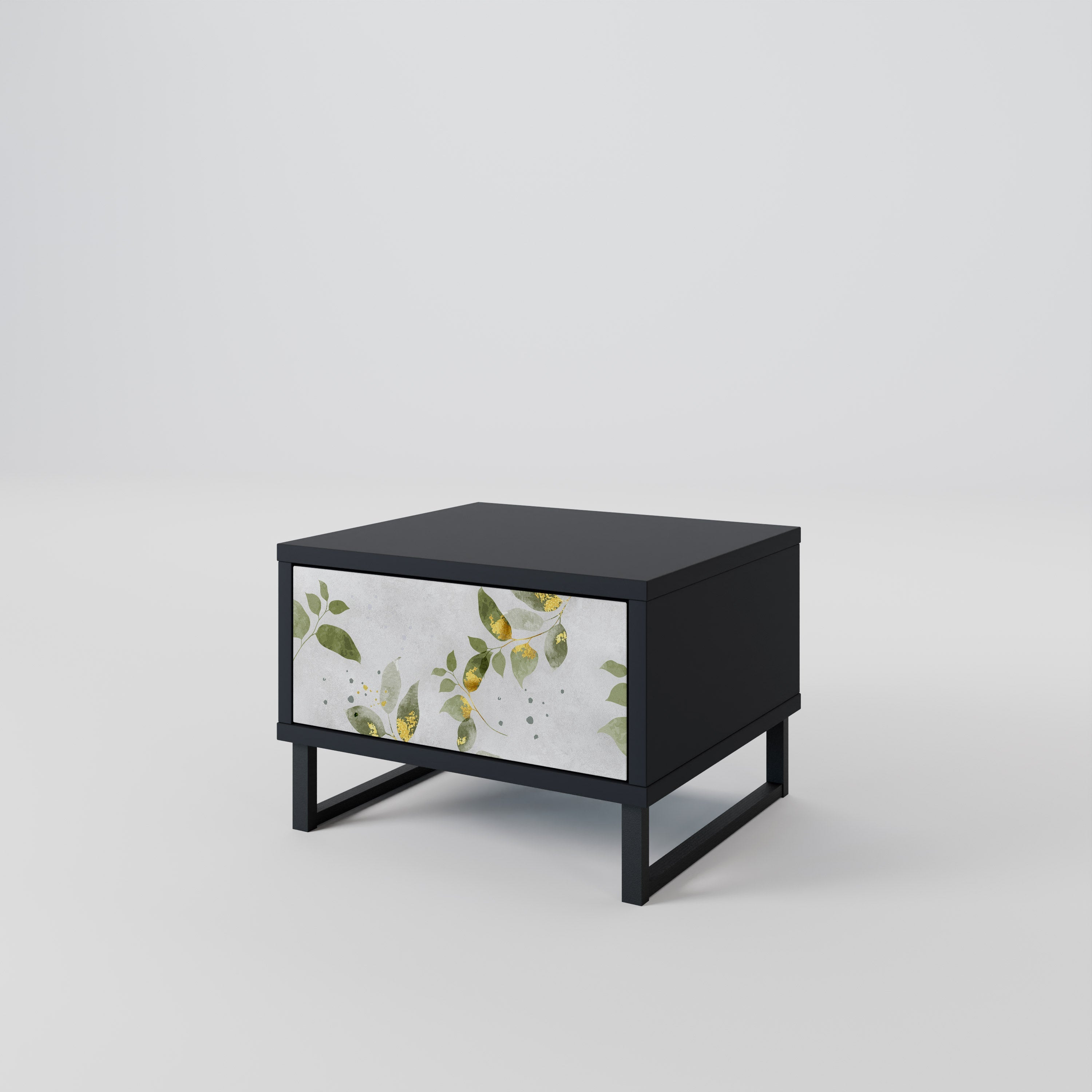 ELEGANT BOTANICS Szafka nocna Czarna
