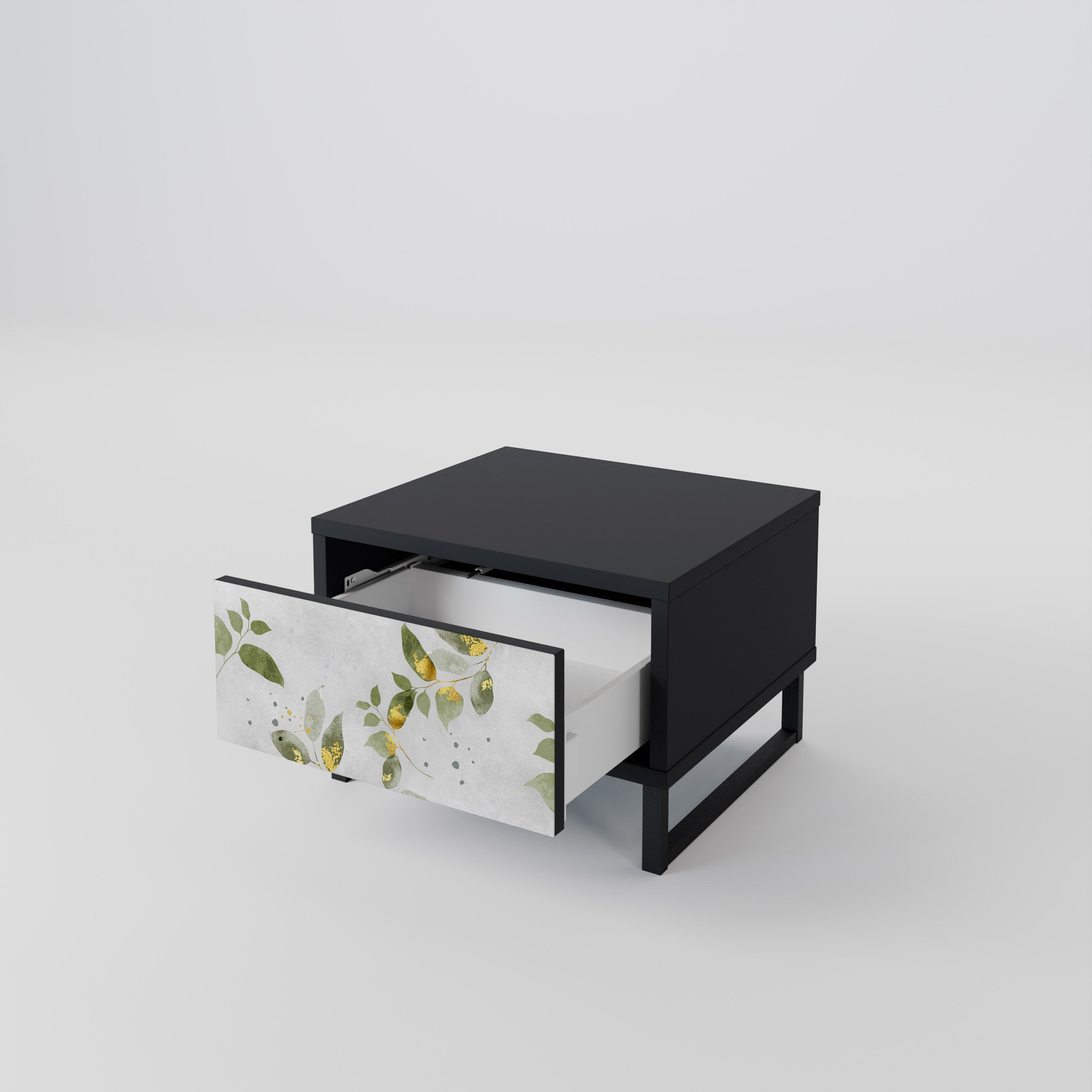 ELEGANT BOTANICS Szafka nocna Czarna