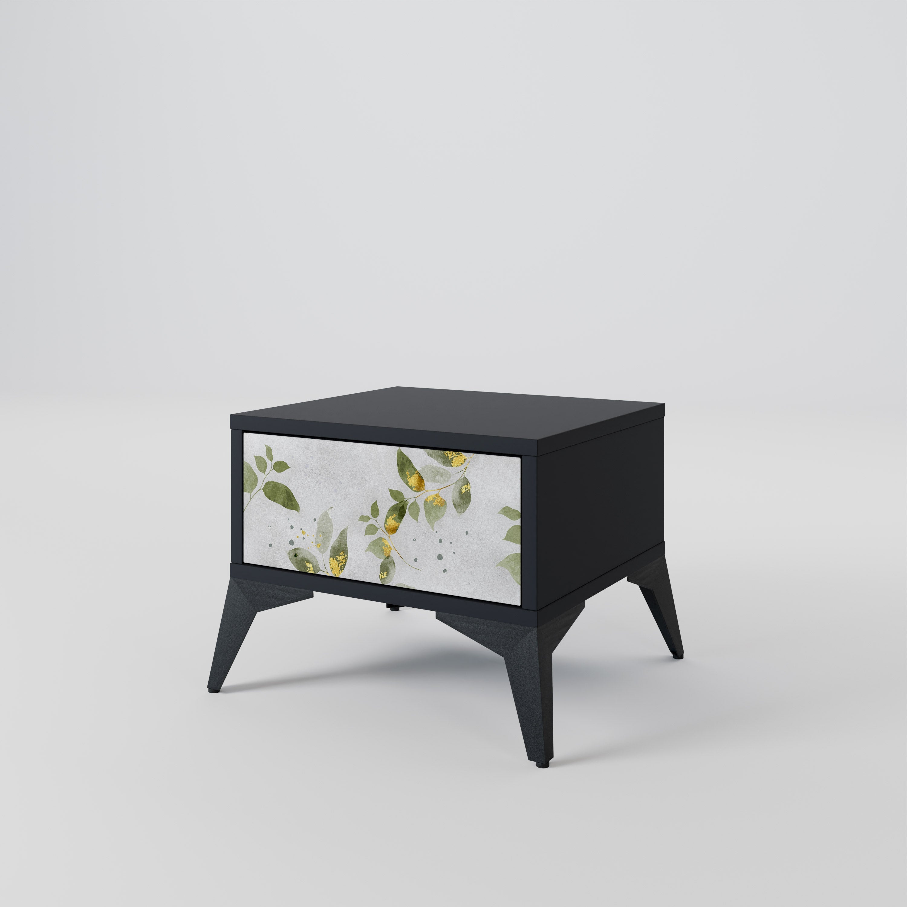 ELEGANT BOTANICS Szafka nocna Czarna