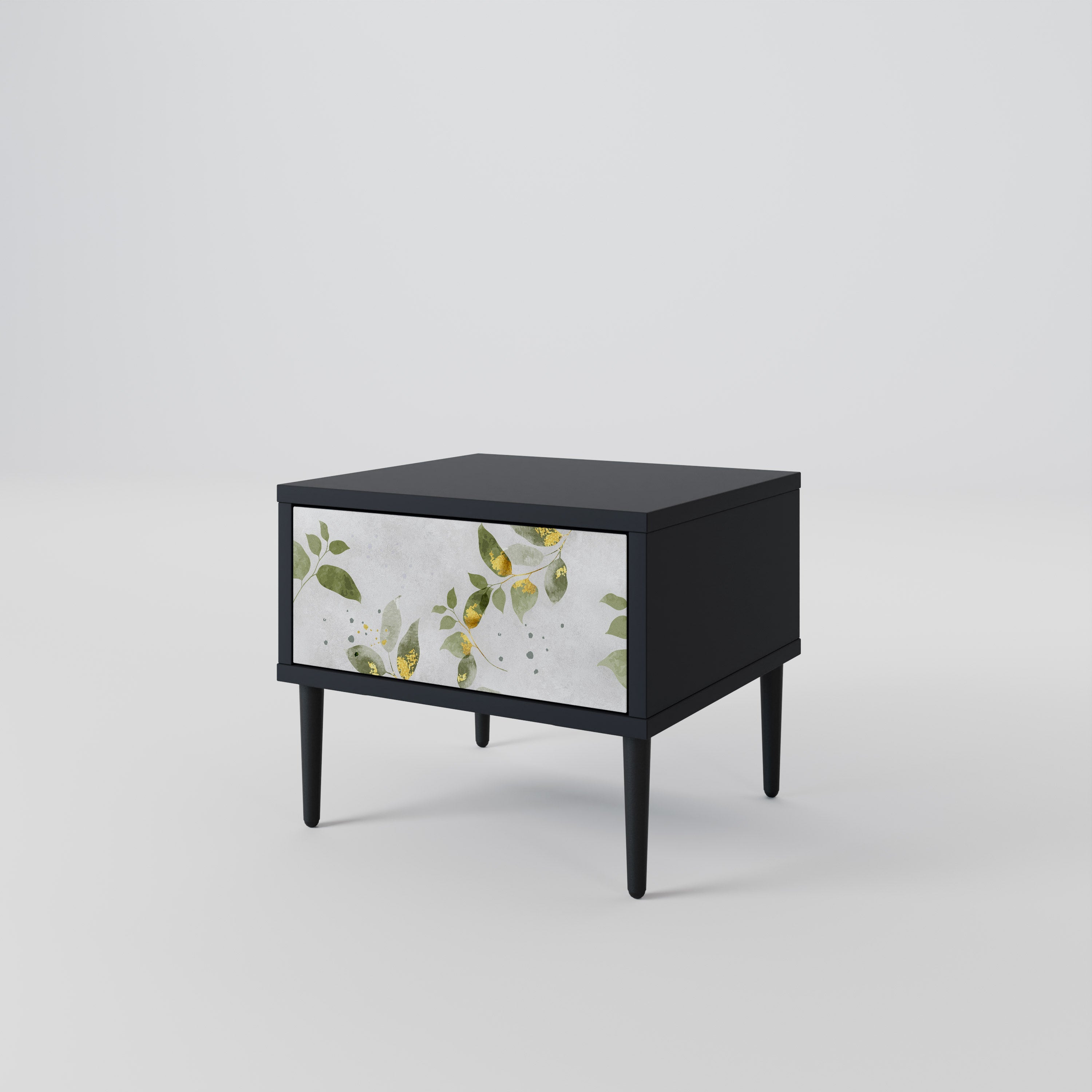 ELEGANT BOTANICS Szafka nocna Czarna