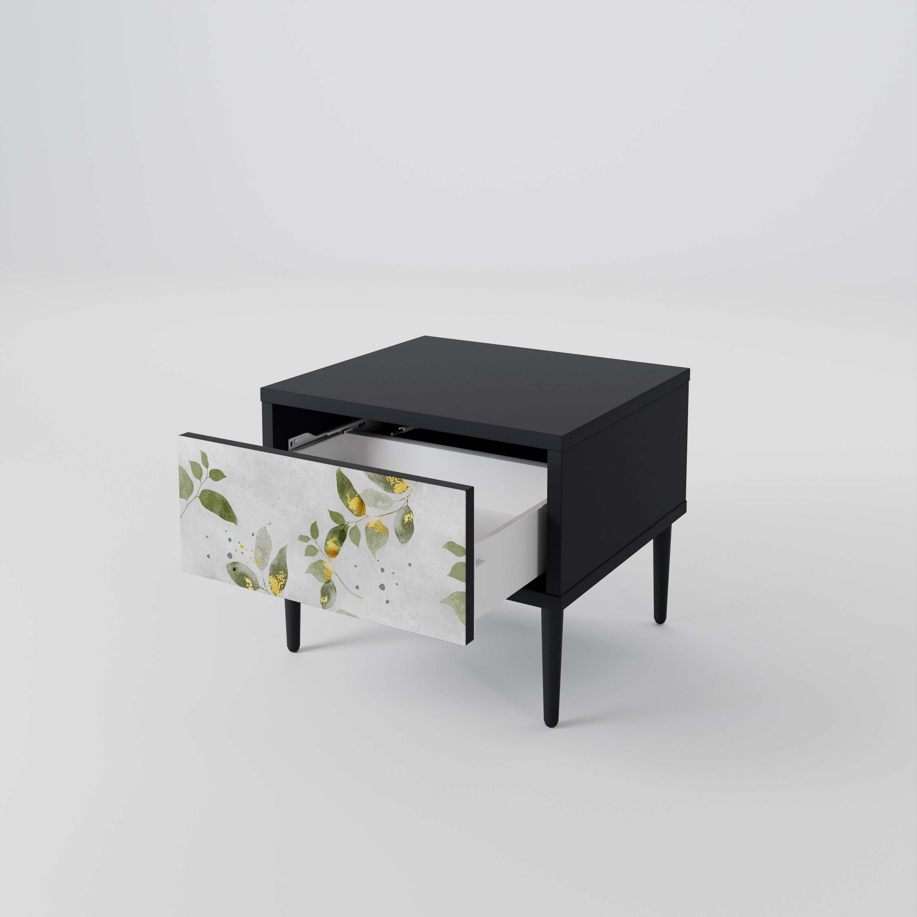 ELEGANT BOTANICS Szafka nocna Czarna