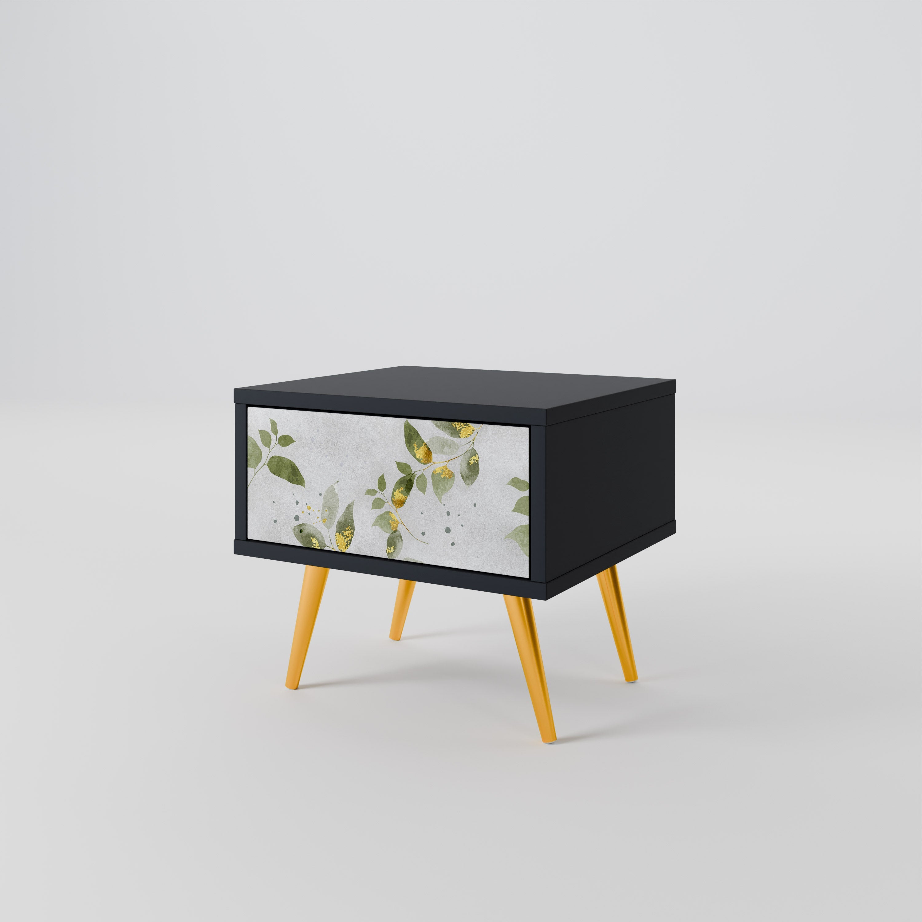 ELEGANT BOTANICS Szafka nocna Czarna