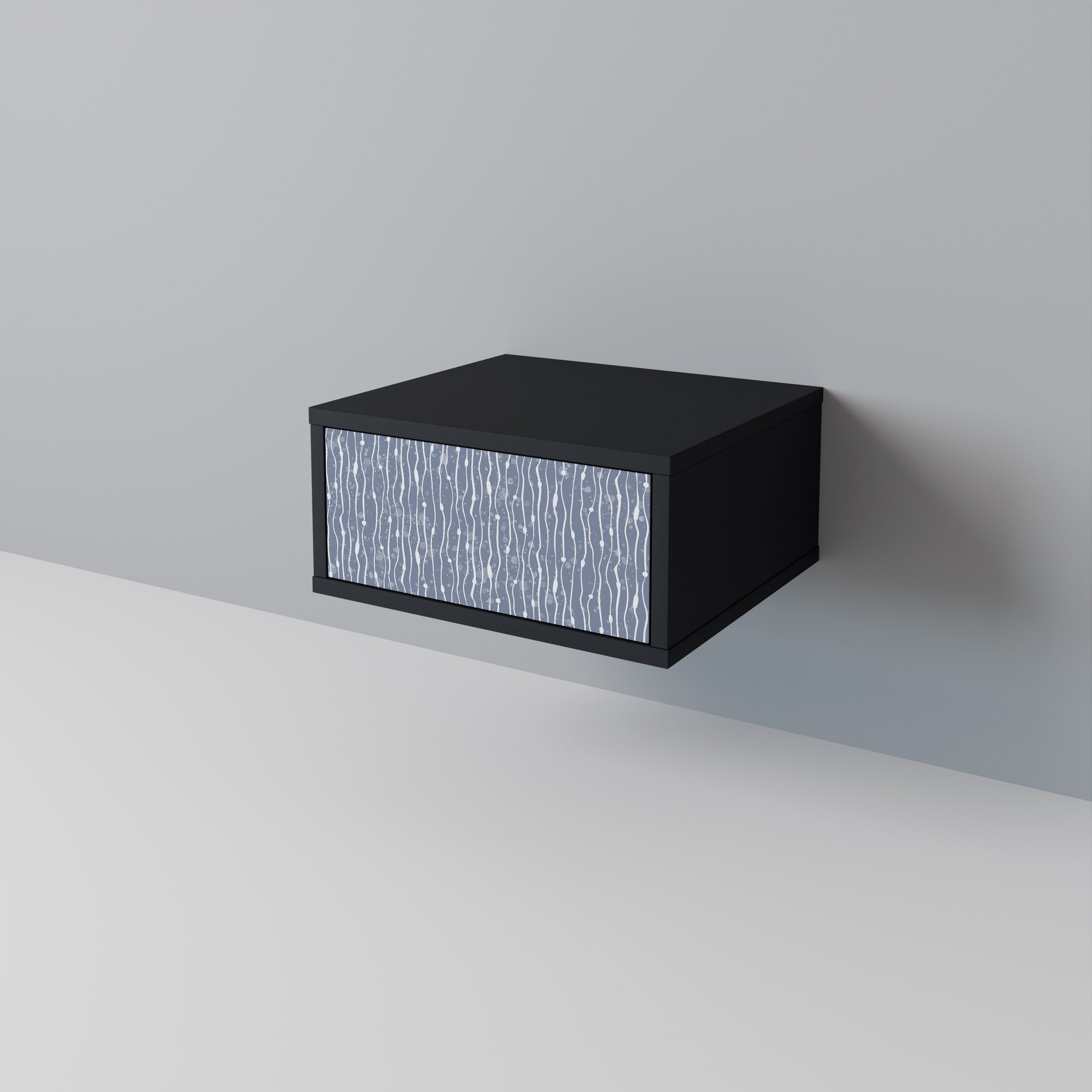 GRAPHITE RAIN Szafka nocna Czarna