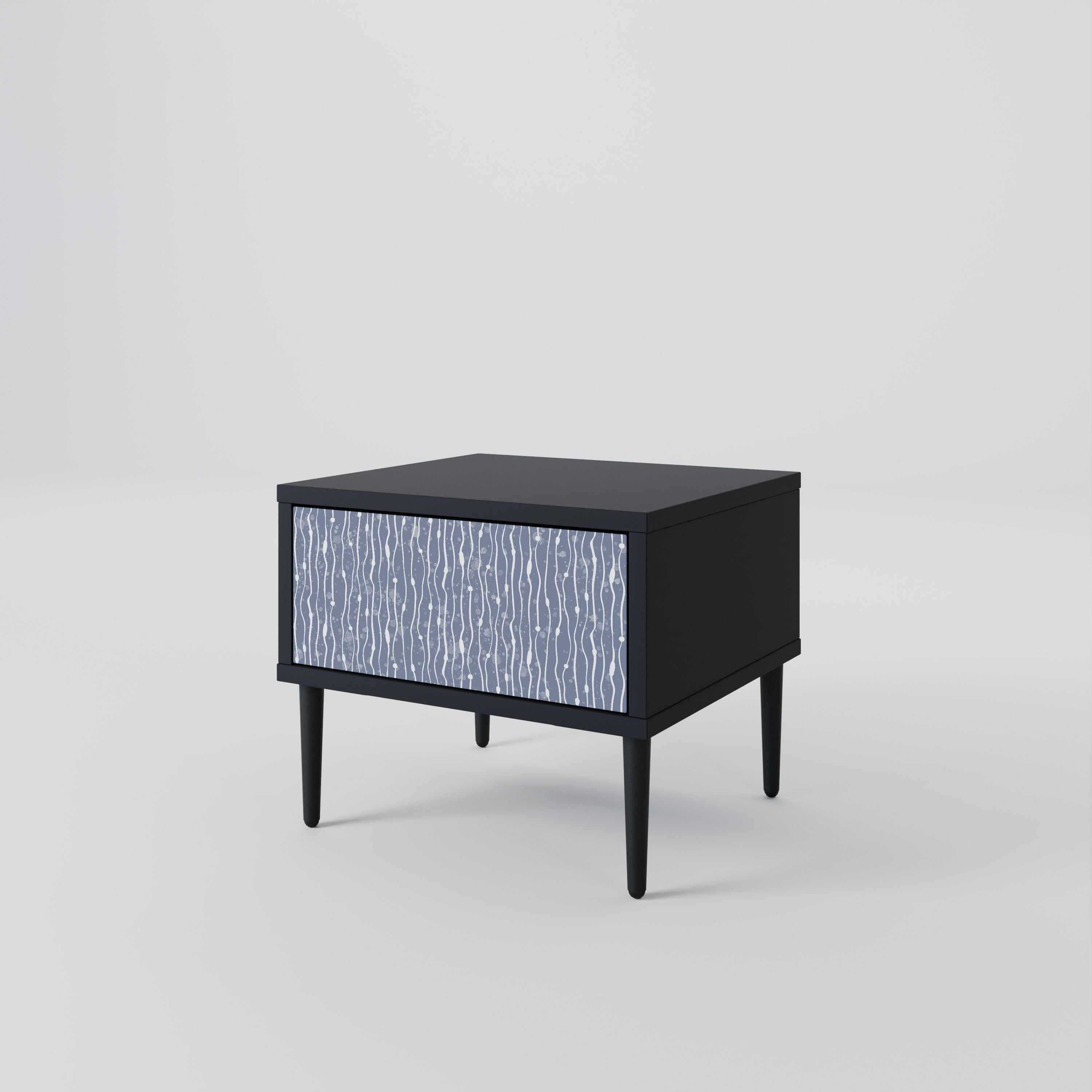 GRAPHITE RAIN Szafka nocna Czarna