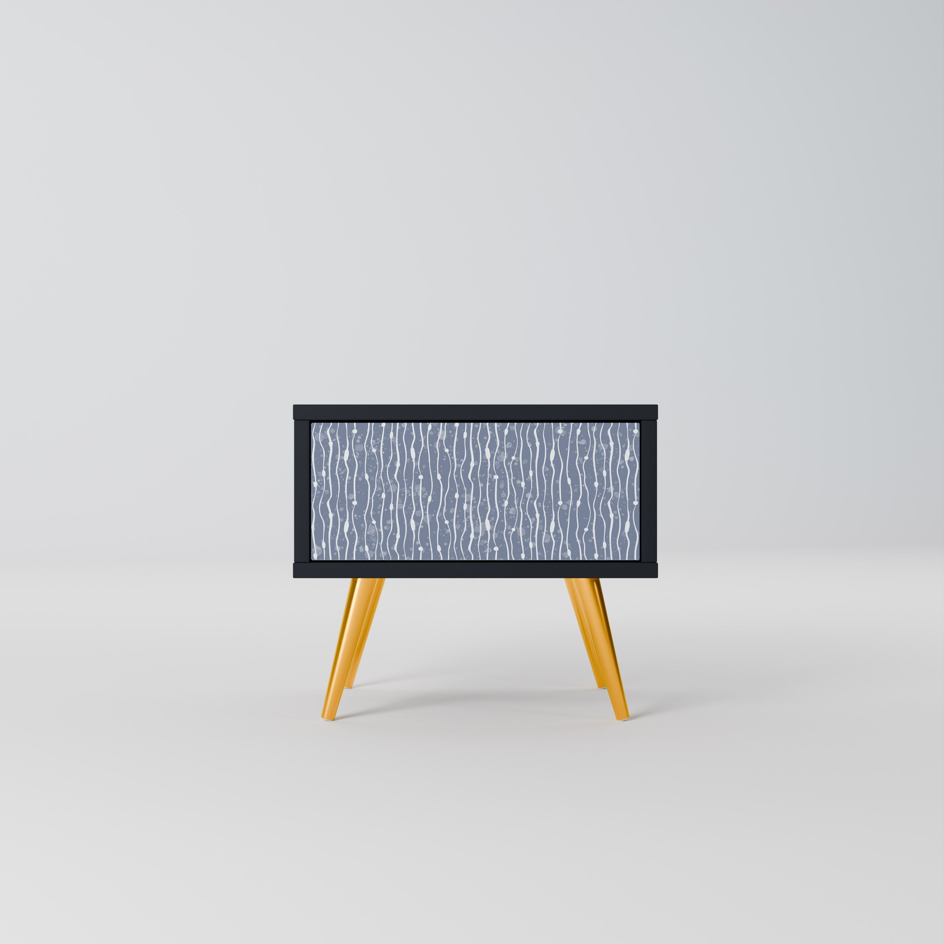 GRAPHITE RAIN Szafka nocna Czarna