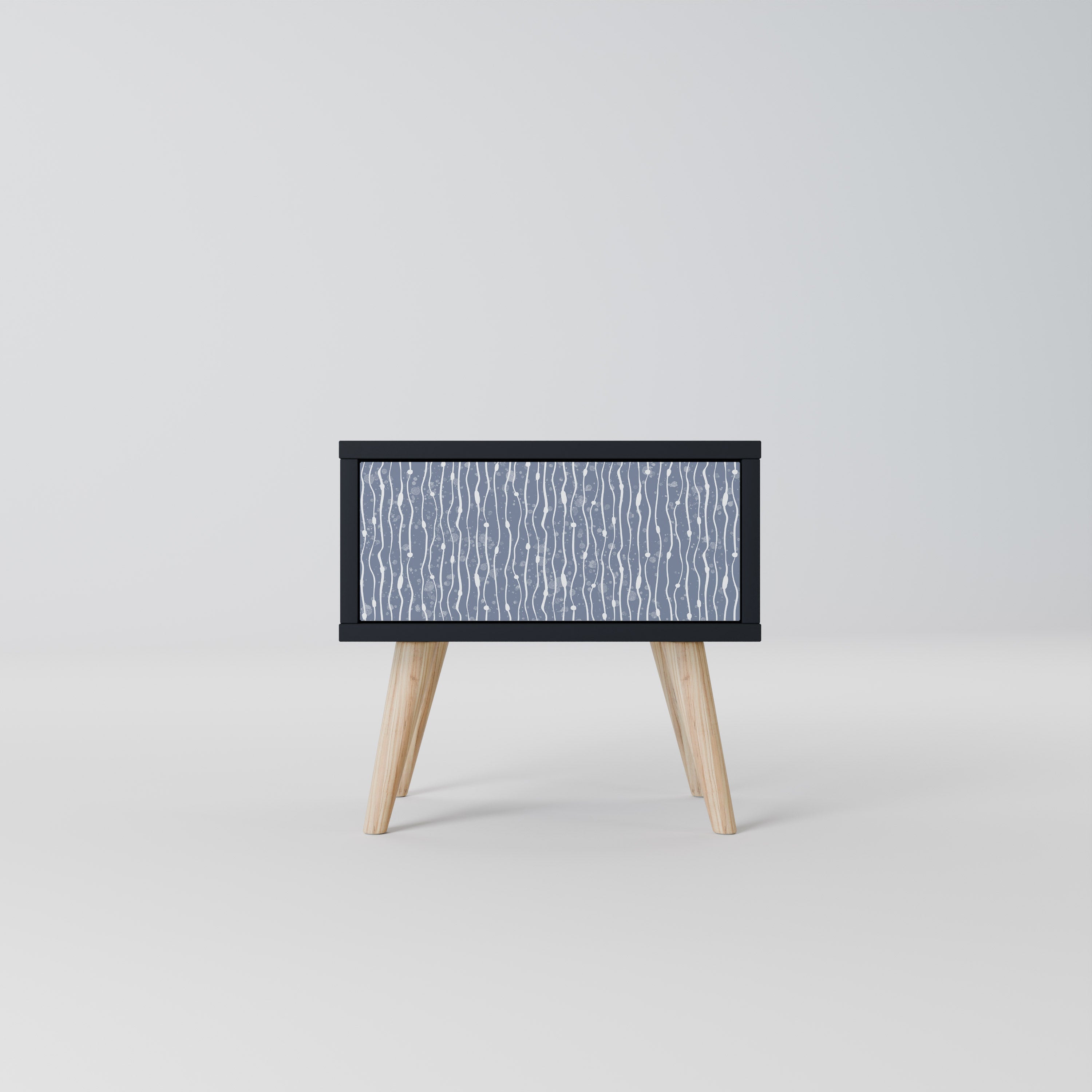 GRAPHITE RAIN Szafka nocna Czarna