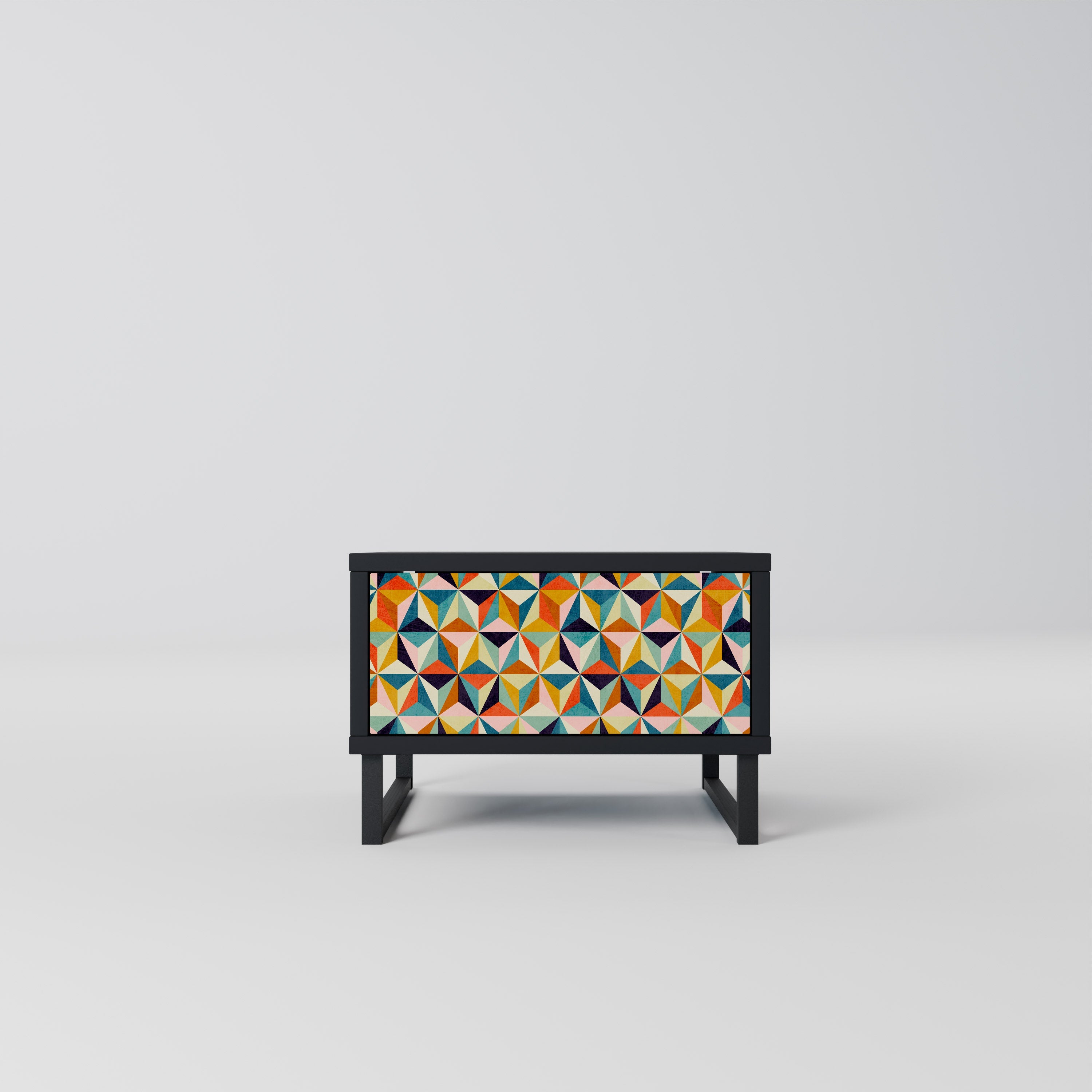 TESSELATE TREASURES Szafka nocna Czarna